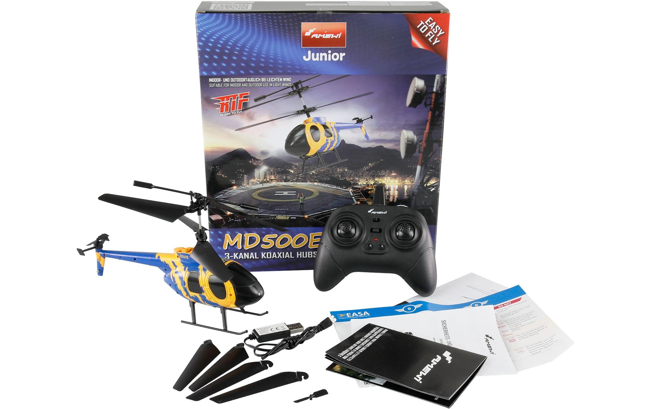 Amewi RC-Helikopter »MD500E CX Koaxial 3-Kanal,«