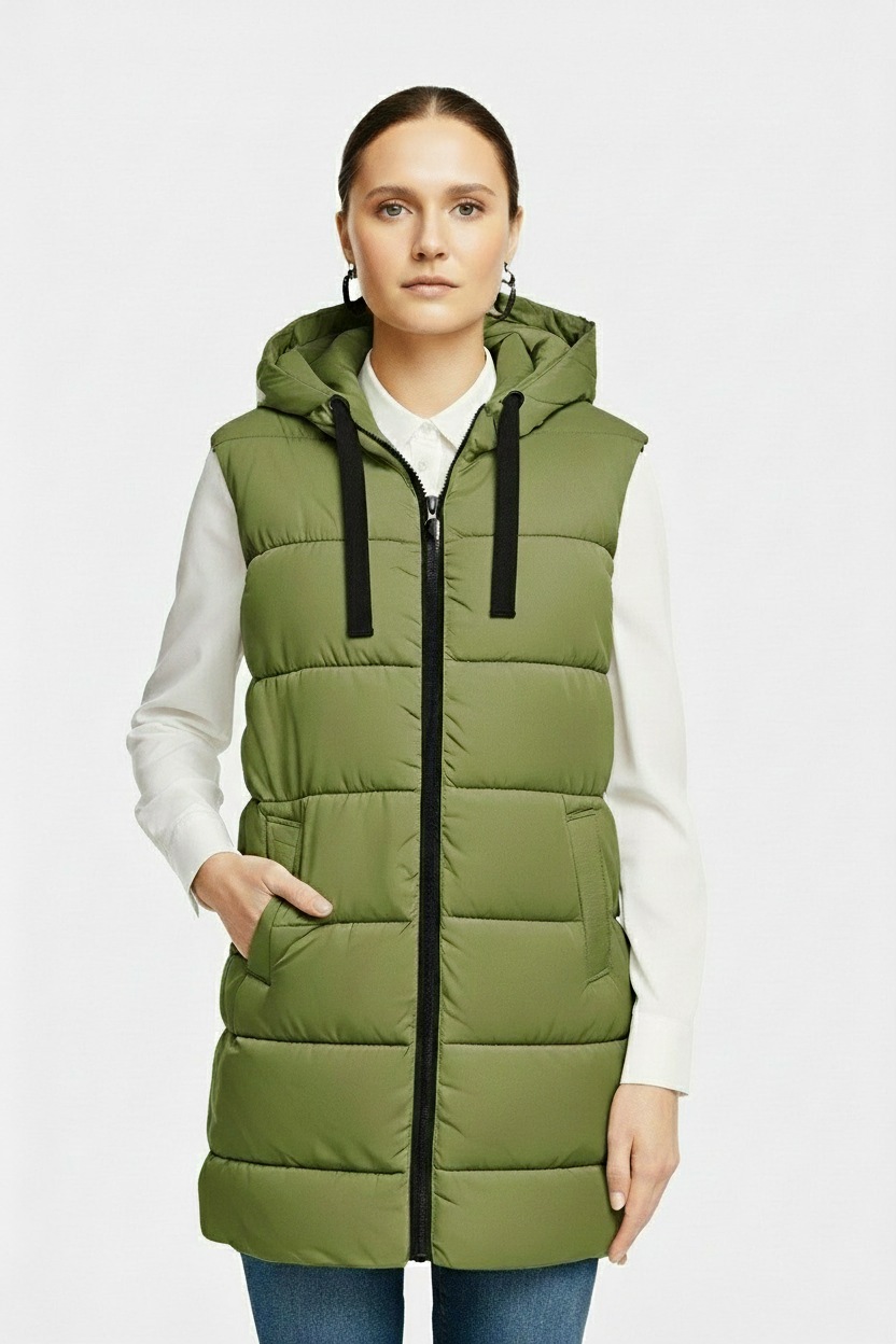 Image of ONLY Steppweste "ONLREGITZE PUFFER HOOD WAISTCOAT OTW ZL"