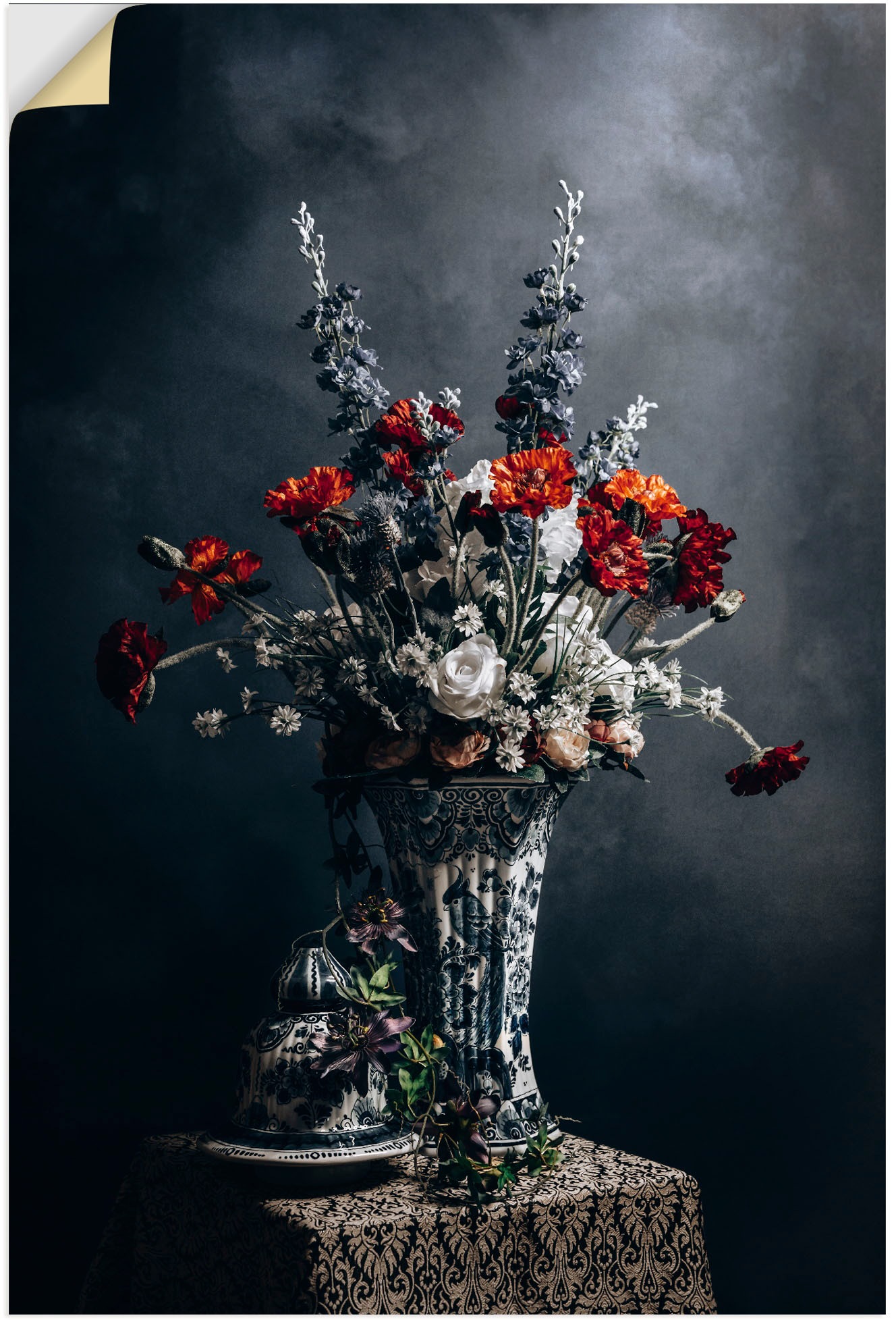 Image of Artland Wandbild »Mohnblumen Stilleben«, Arrangements, (1 St.), in vielen Grössen & Produktarten - Alubild / Outdoorbild für den Aussenbereich, Leinwandbild, Poster, Wandaufkleber / Wandtattoo auch für Badezimmer geeignet bei Ackermann Versand Schweiz