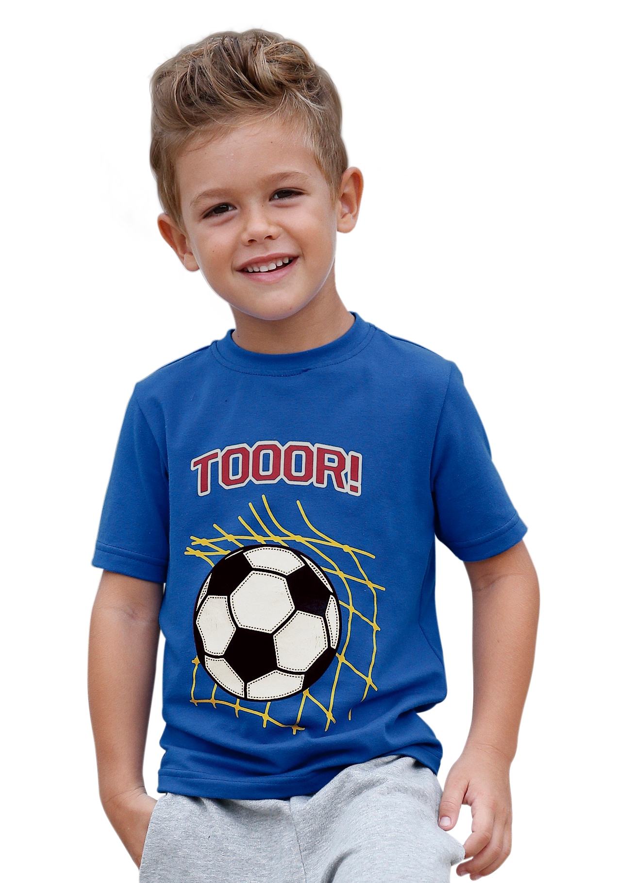Trendige KIDSWORLD T-Shirt »TOOOR«, Spruch Mindestbestellwert kaufen ohne - versandkostenfrei