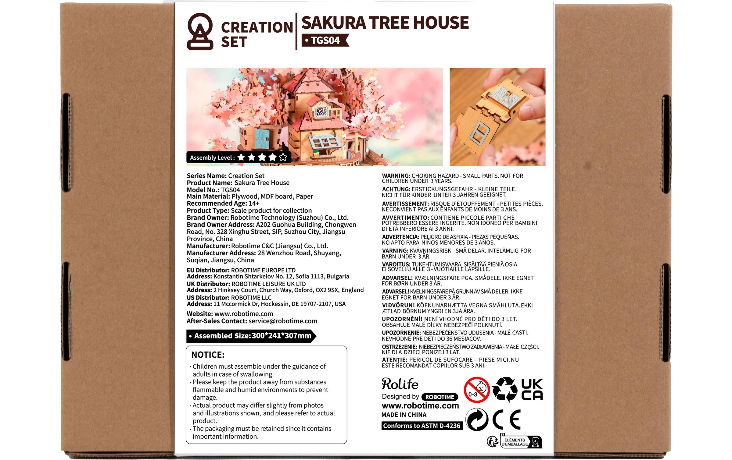   Modellbausatz »RoboTime Sakura Tree House«
