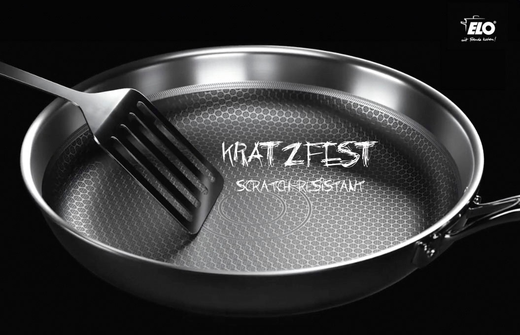 Elo Premium Bratpfanne »Relief Evolution« Edelstahl 18/10 Induktion