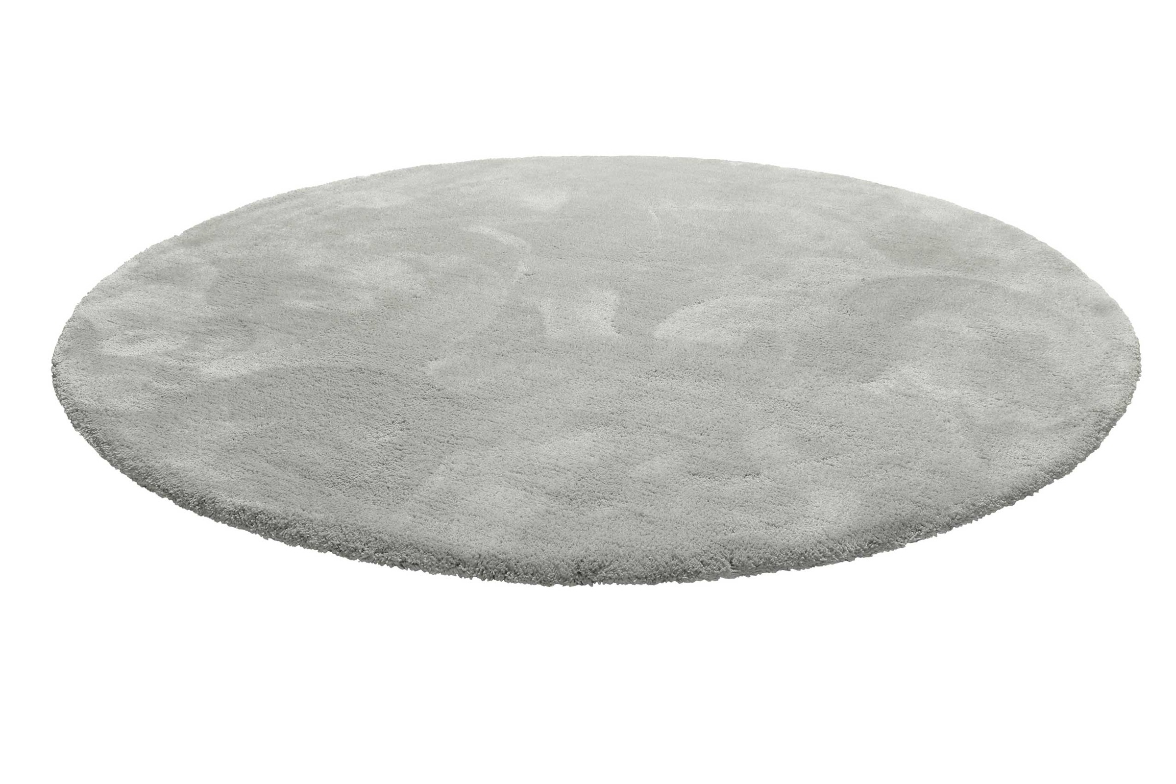 Wecon home Basics Tapis »Emilia« Rond 25 mm Höhe Hochflorteppich, getuftet, modern, einfarbig, flauschig, Wohnzimmer