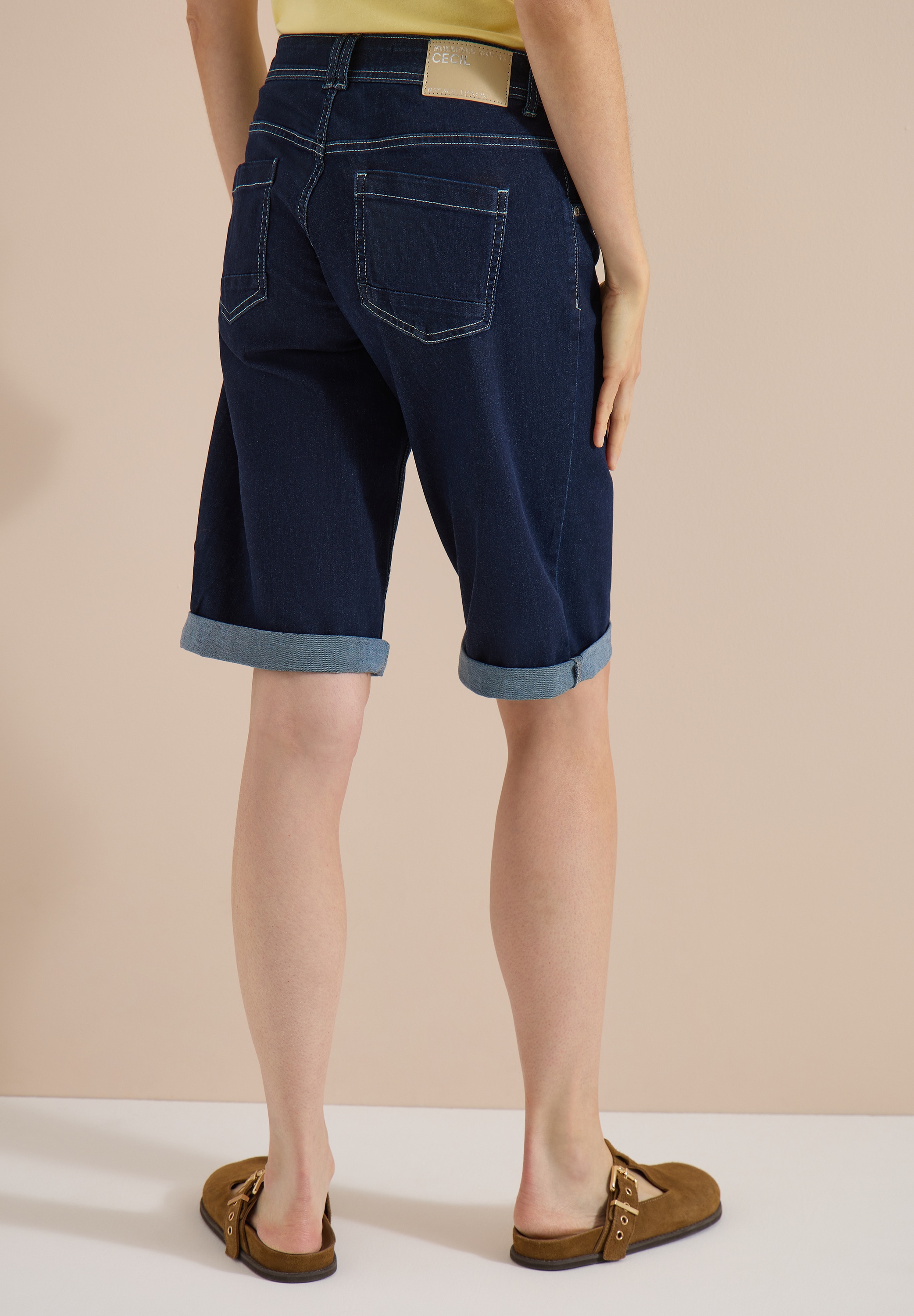 Cecil Bermudas »Style Neele«  Jeansshorts im Rinsed-Look