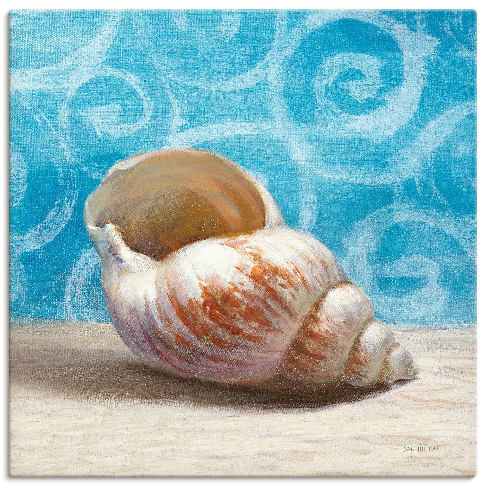 Image of Artland Wandbild »Geschenke aus dem Meer I«, Wassertiere, (1 St.), in vielen Grössen & Produktarten -Leinwandbild, Poster, Wandaufkleber / Wandtattoo auch für Badezimmer geeignet bei Ackermann Versand Schweiz