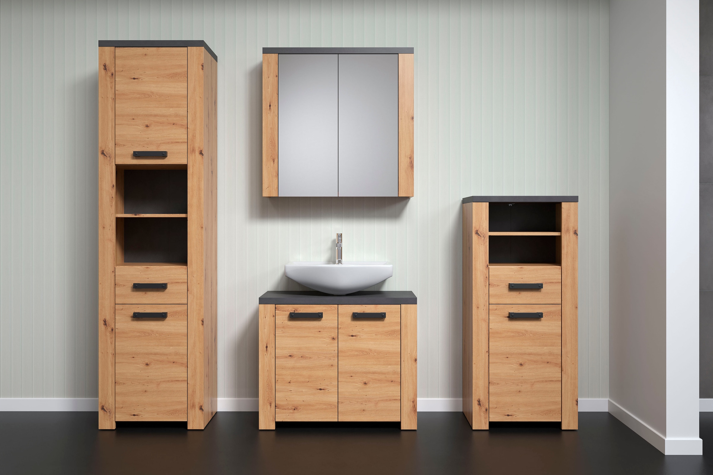 welltime Badezimmer-Set »Ambres« 4 Stk. tlg.