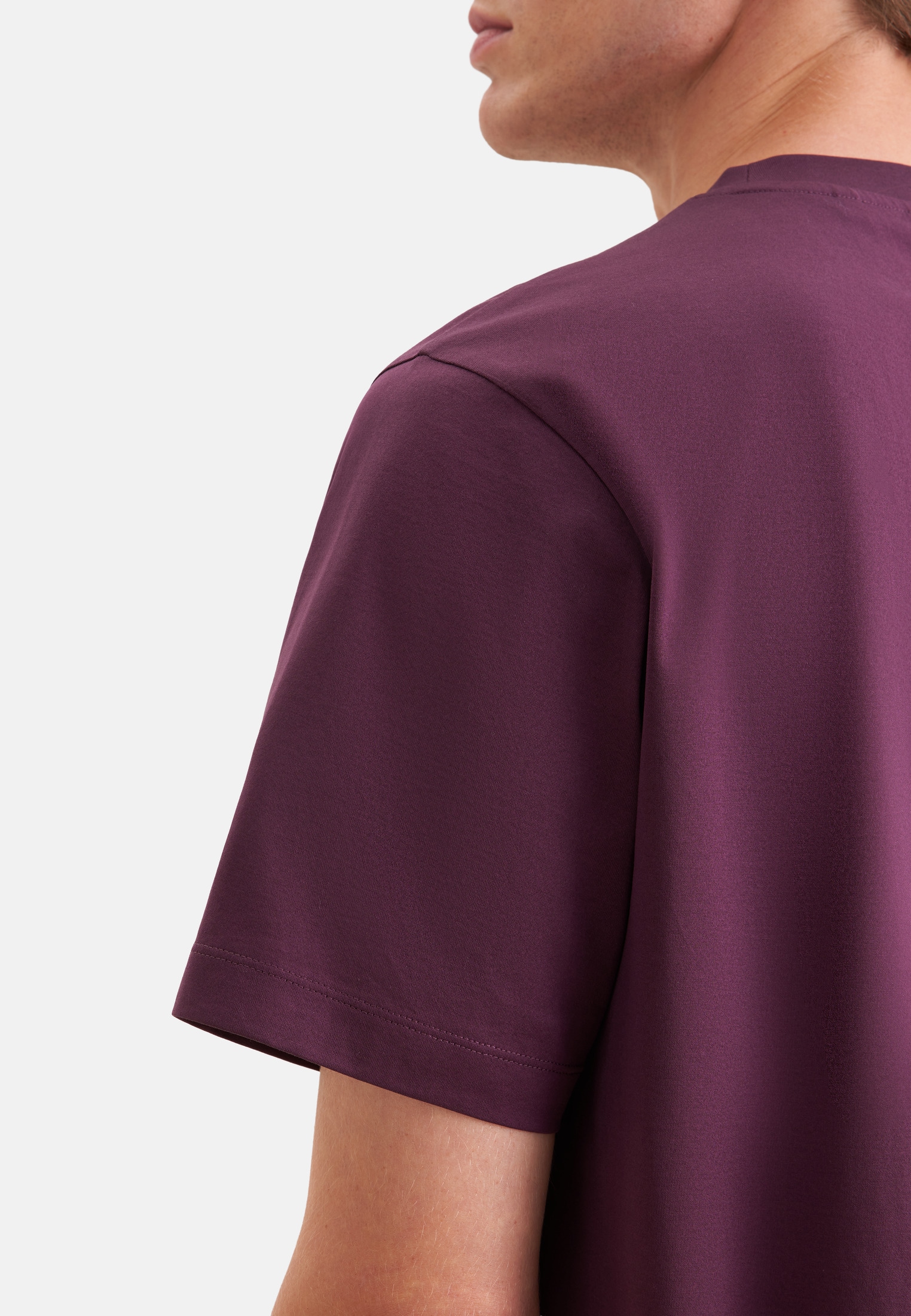 seidensticker T-shirt 1/2 col rond uni
