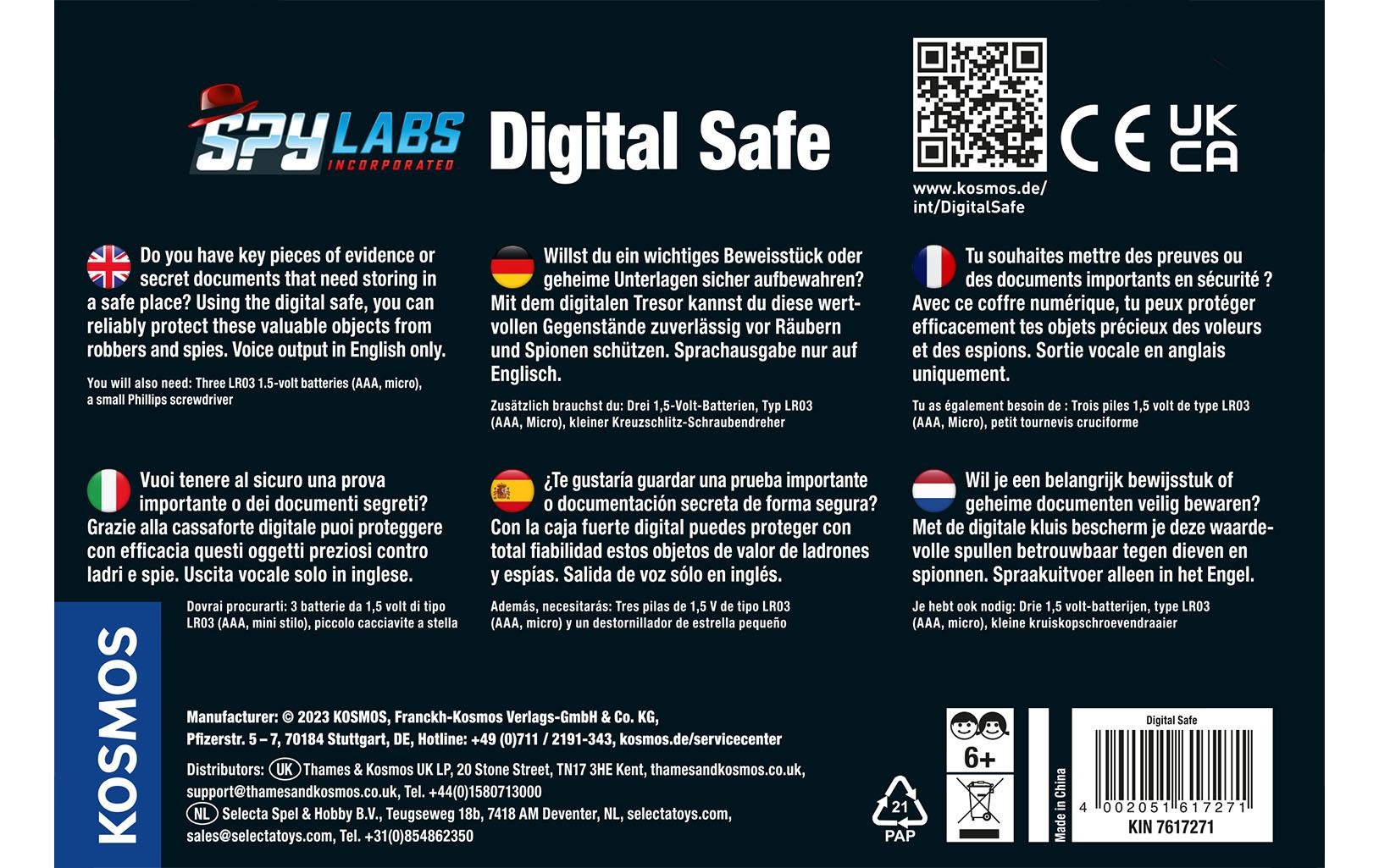 Kosmos Kreativset »Spy Labs – Digital Safe«