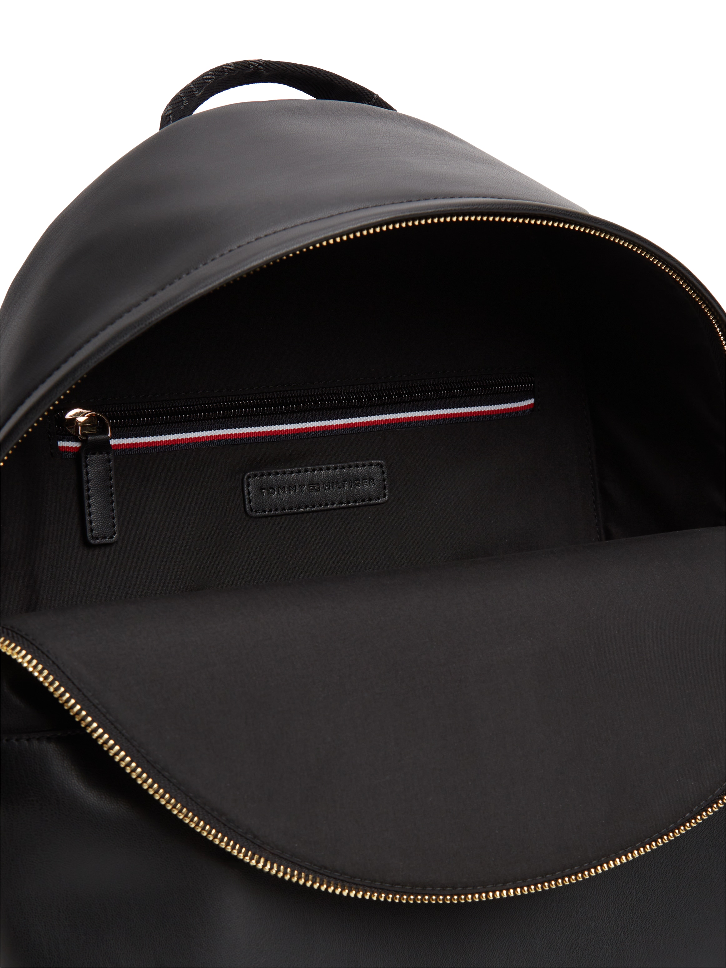 Tommy Hilfiger Sac à dos de ville »IM LATAM LOGO BACKPACK« Sac à dos de loisirs pour femme avec poche frontale supplémentaire