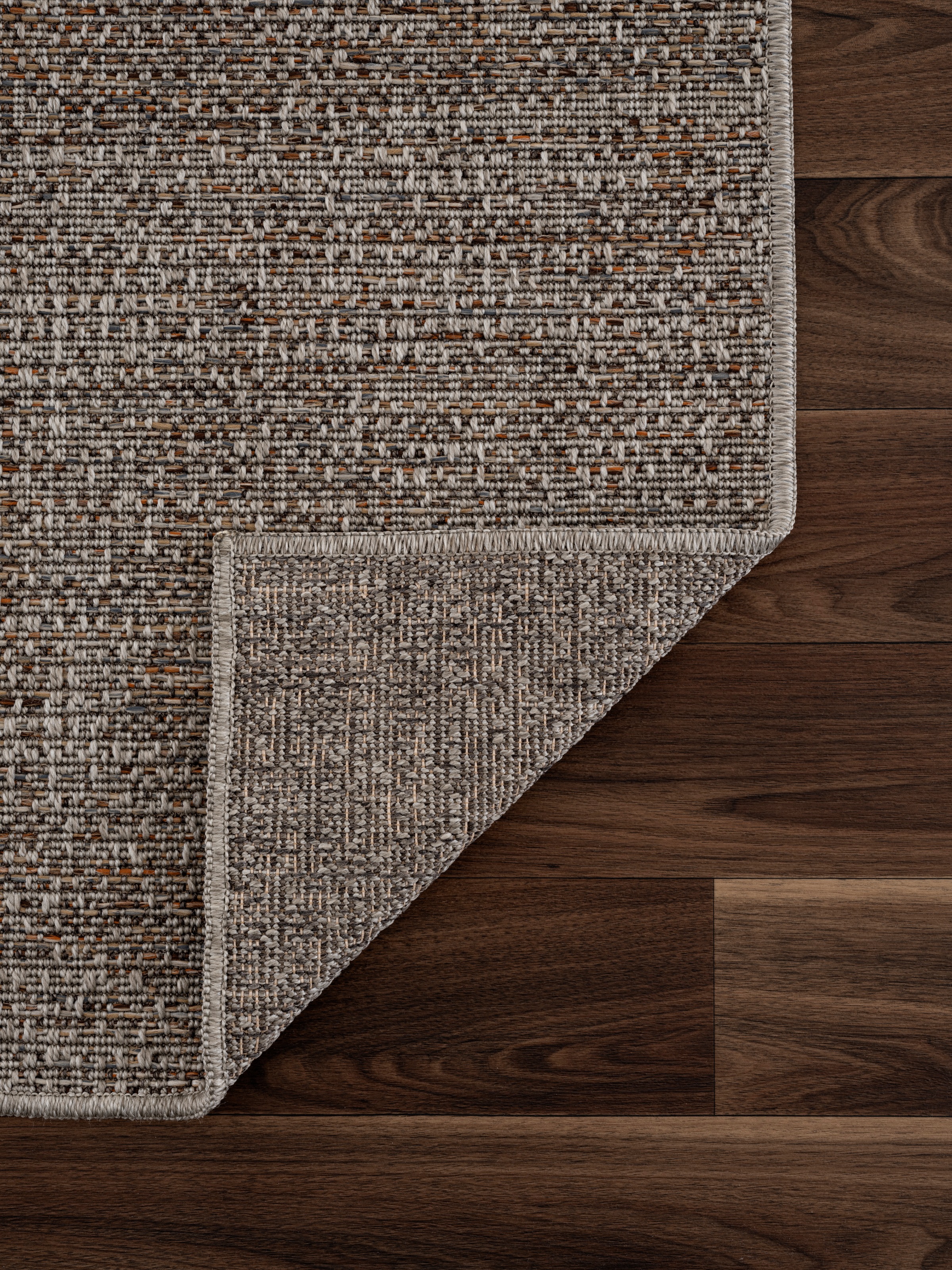 GOODproduct Teppich »Lennor, In- und Outdoor geeignet, Balkon, Camping« rechteckig 8 mm Höhe Wetterfest & UV-beständig, meliert, Sisal-Optik, Esszimmer, Wohnzimmer
