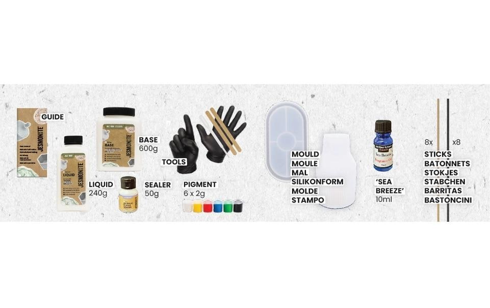   Set créatif »Jesmonite Bastelset Kerzenhalter Sea Brease«