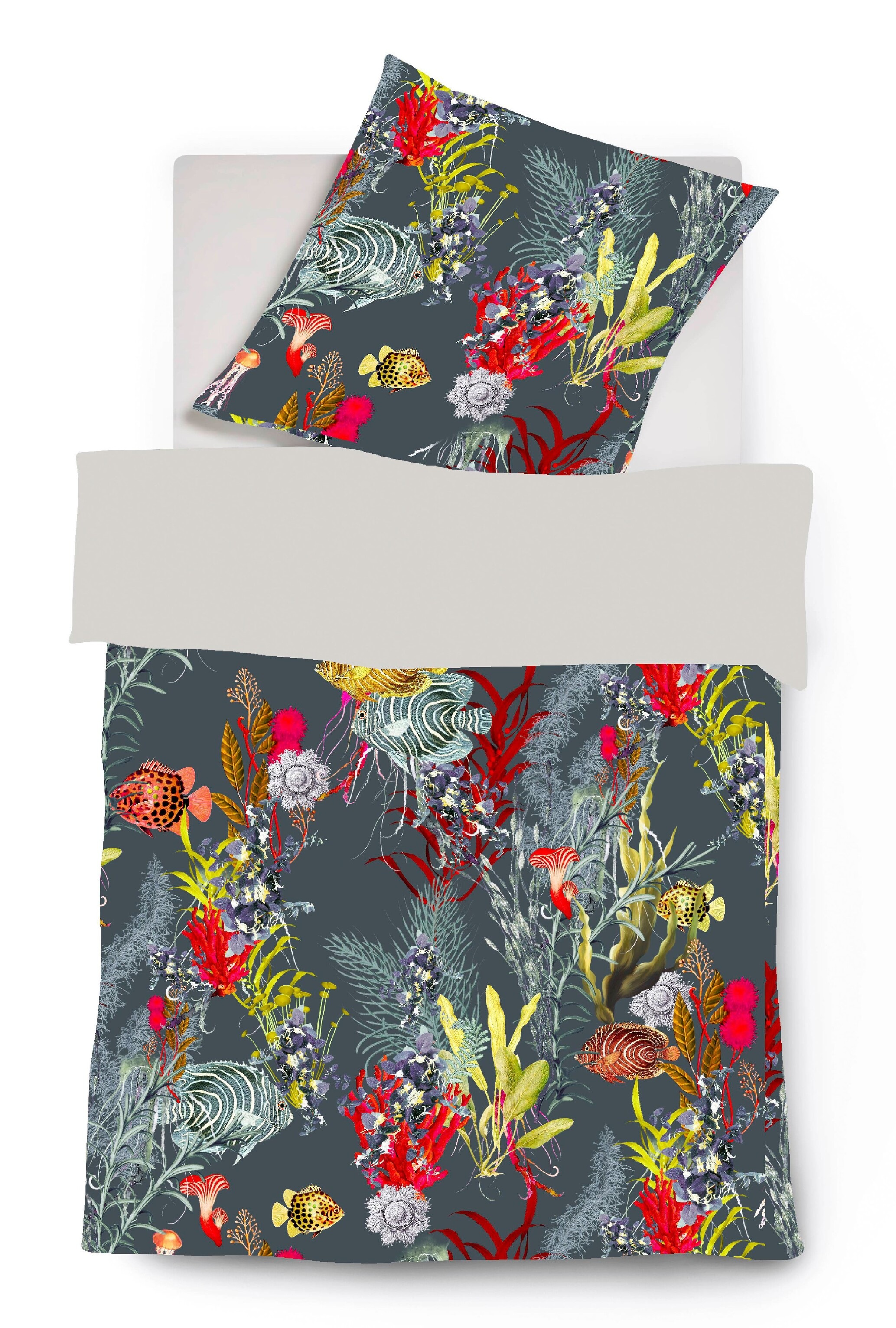 Image of fleuresse Wendebettwäsche »Bed Art S 4200 (2/3tlg.)«, (2 tlg.), Mako-Satin, einfach mal abtauchen bei Ackermann Versand Schweiz