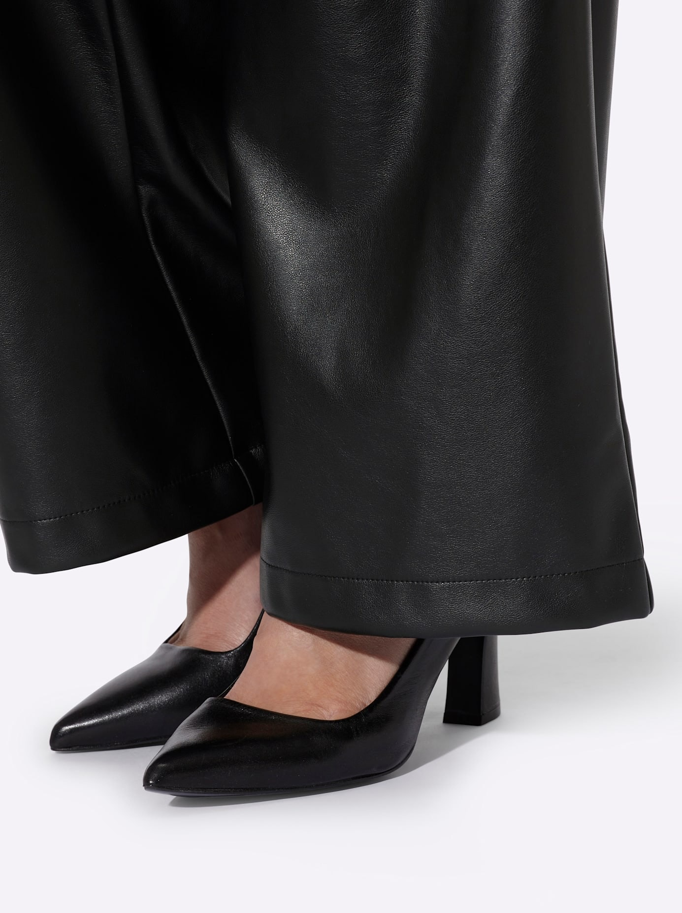 heine Pantalon imitation cuir