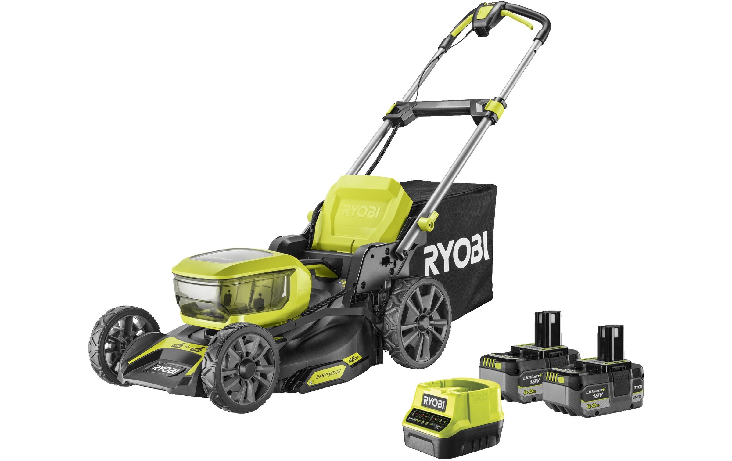 Image of RYOBI Akkurasenmäher "RYOBI RY18 lmX46A-250 + 2x 5 Ah"