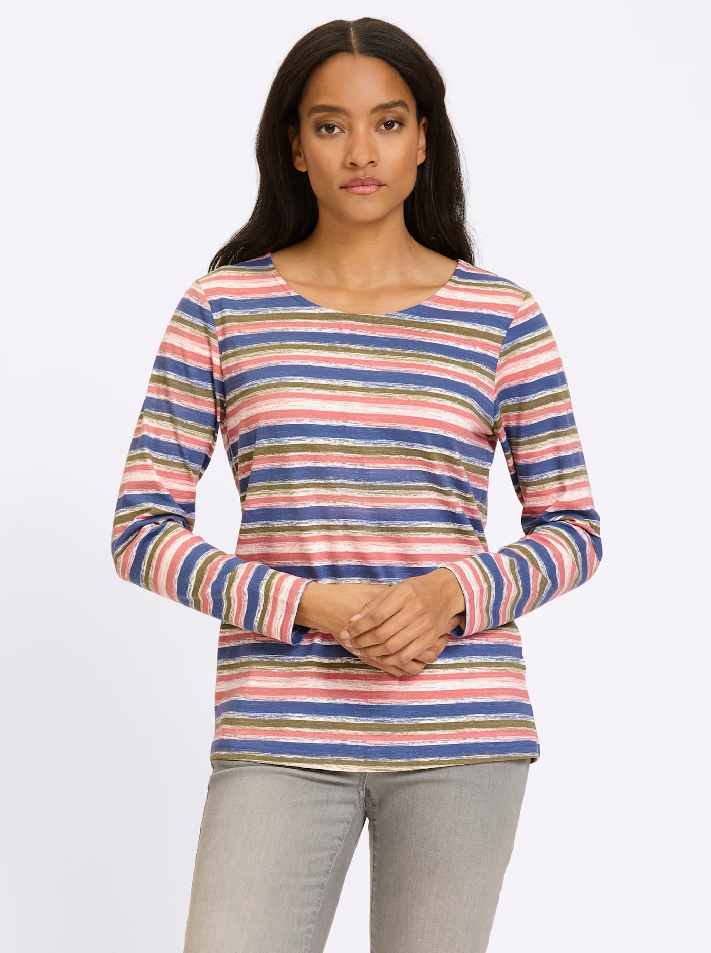 Image of heine Langarmshirt "Ringelshirt" 1