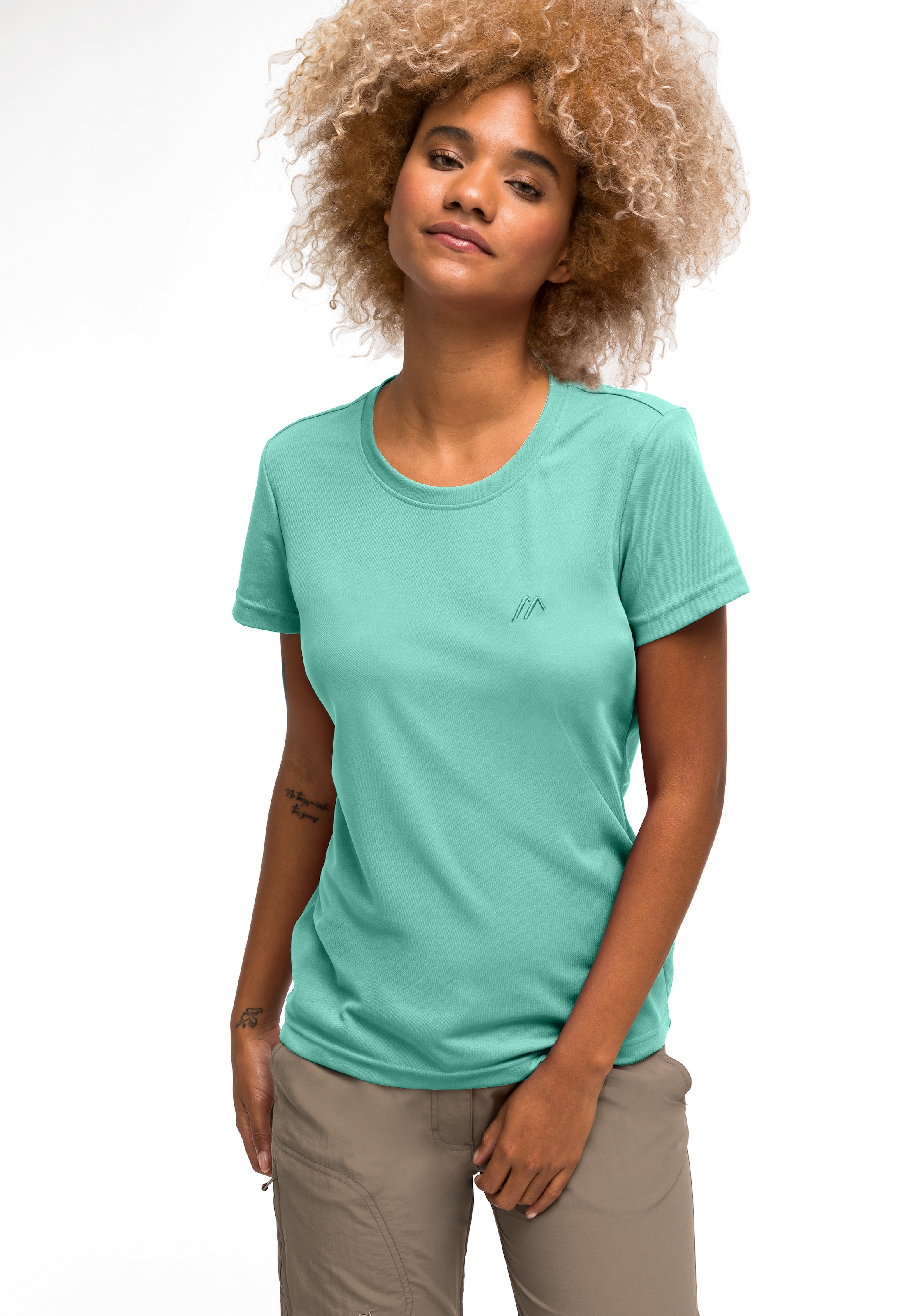 Maier Sports T-Shirt »Waltraud« Damen Kurzarmshirt, leichtes Sommer Funktionsshirt, Rundhals, Reg Fit