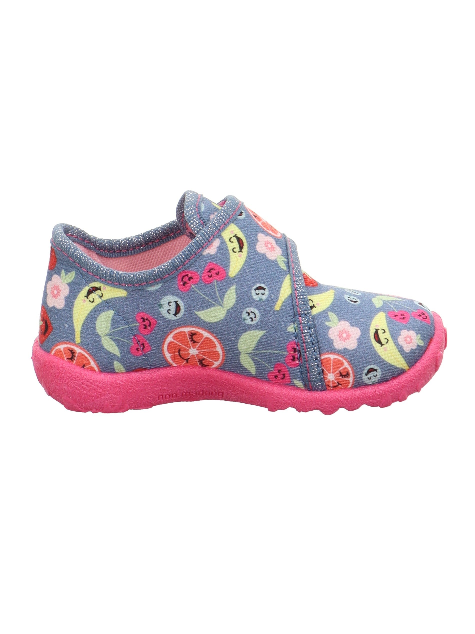 Superfit Hausschuh »SPOTTY WMS: mittel«  Klettschuh, mit süssem Motiv, Grössenschablone zum Download