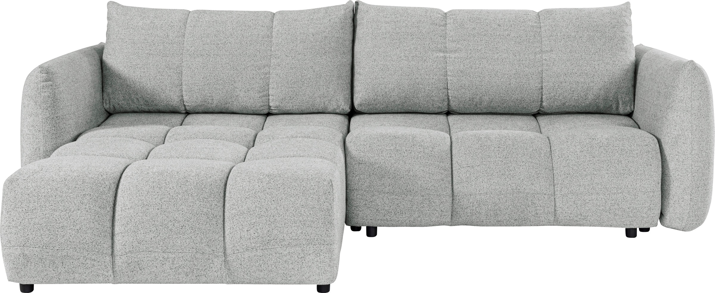 Image of exxpo - sofa fashion Ecksofa "Livonia, B/T: 260/187, modern & praktisch für kleine Räume" Mit Bettfunktion & Bettkasten,hoher Sitzkomfort,inkl. Steppung, L-Form