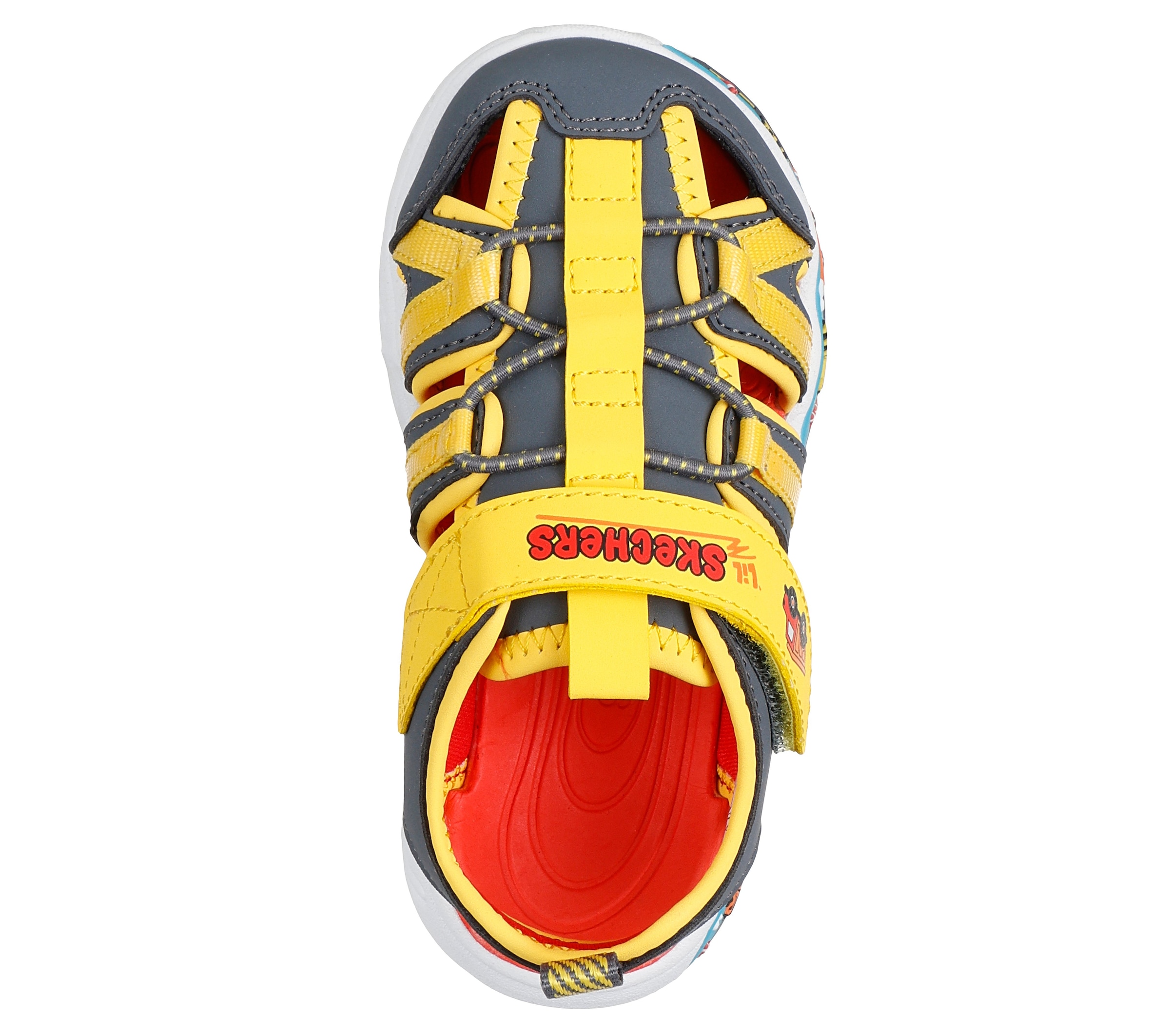 Skechers Sandale »PLAY SCENE SPLASH«  Badeschuh mit bunter Sohle, Grössenschablone zum Download