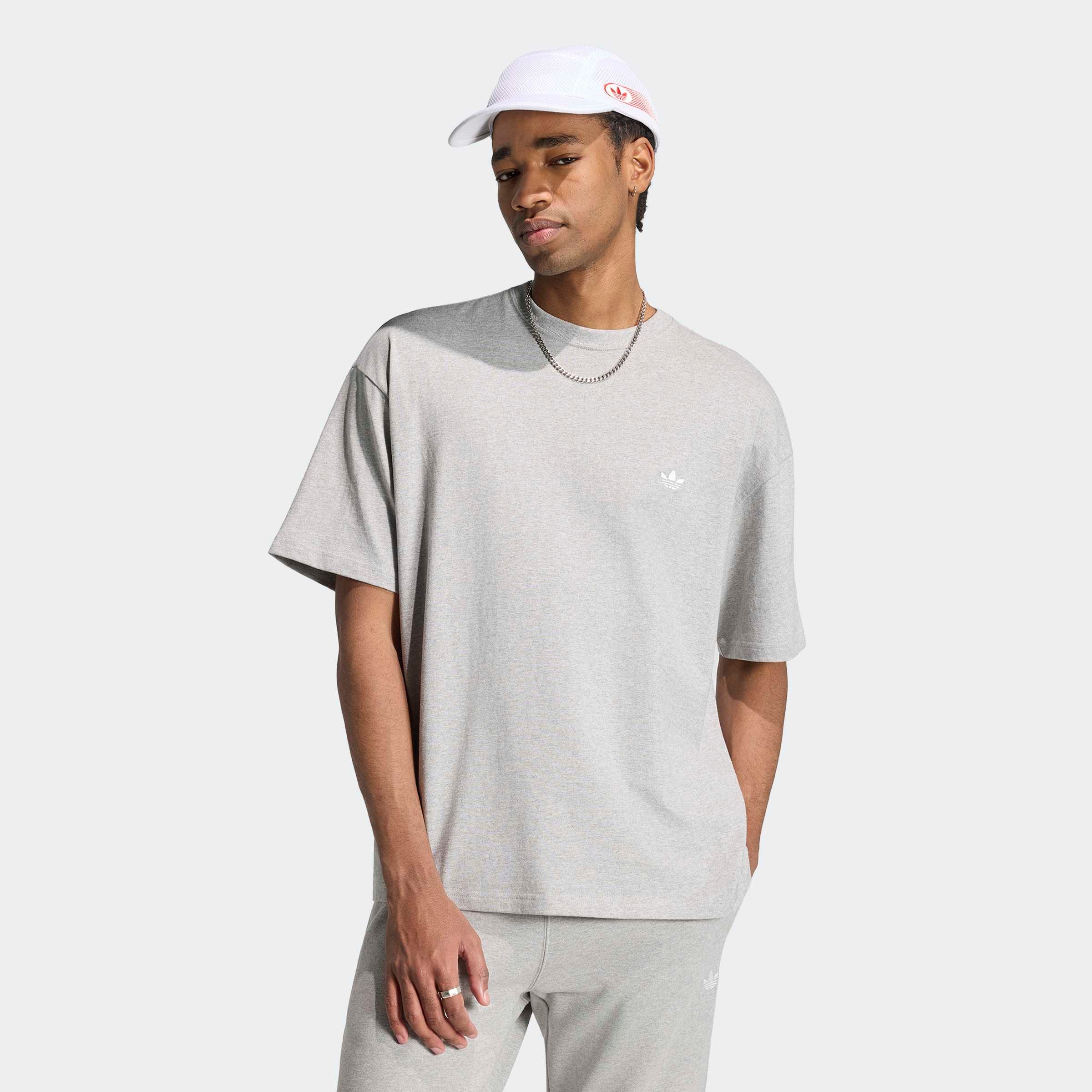 adidas Originals T-shirt »TREFOIL ESSENTIALS, LOCKER GESCHNITTEN« pour adultes, col rond, sans fermeture, en coton