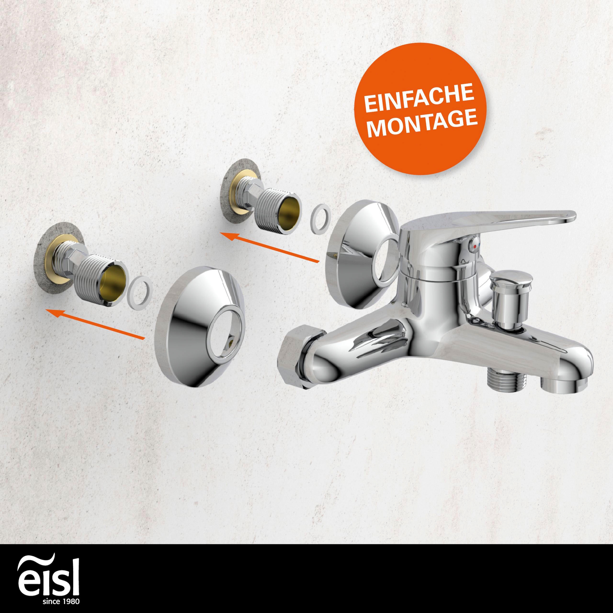 Eisl Unité de mélange pour baignoire »SPEED« image de jet parfaite, cartouche céramique 35 mm remplaçable