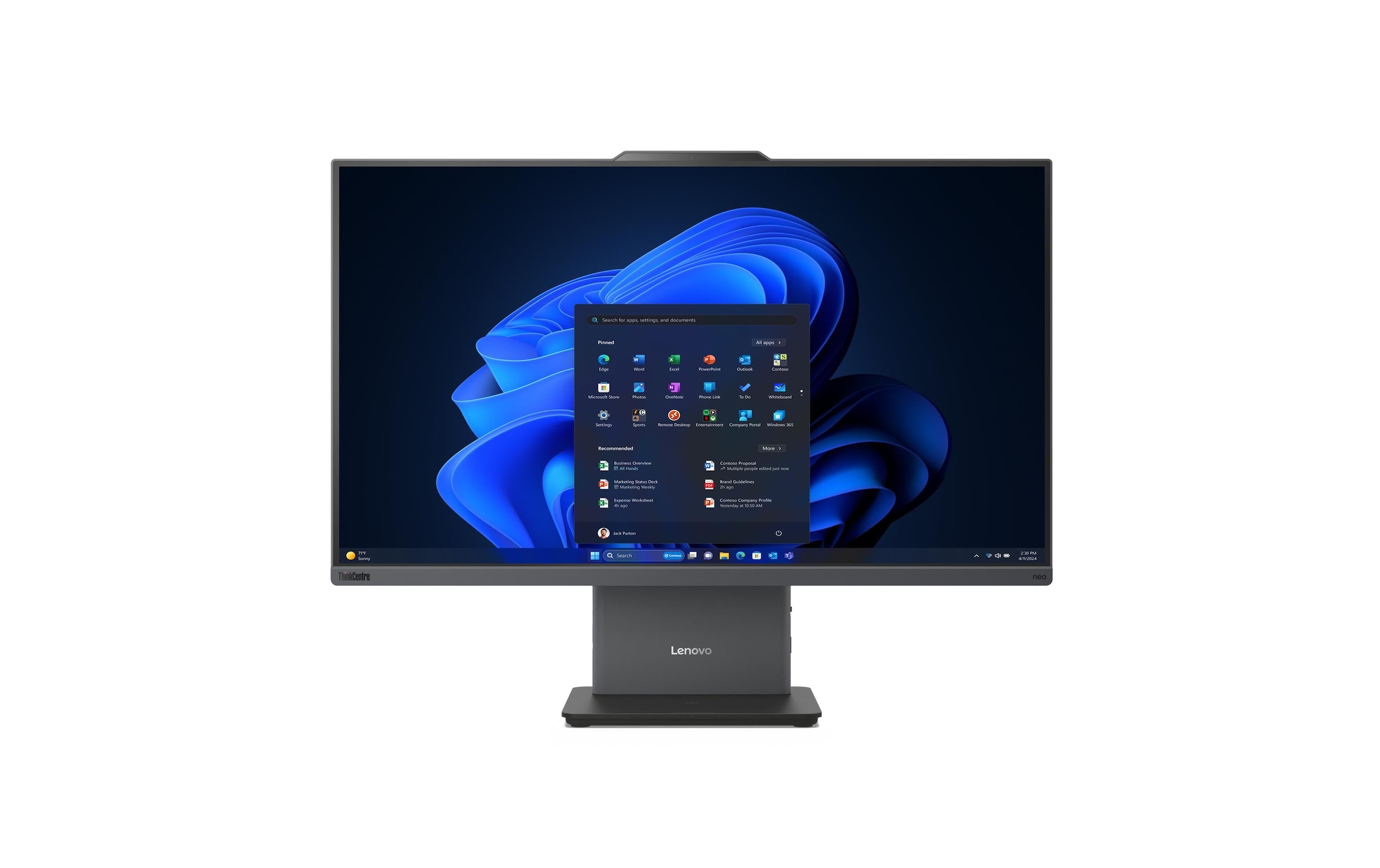 Image of Lenovo All-in-One PC "AIO ThinkCentre neo 50a 27 Gen 5 (Intel)"