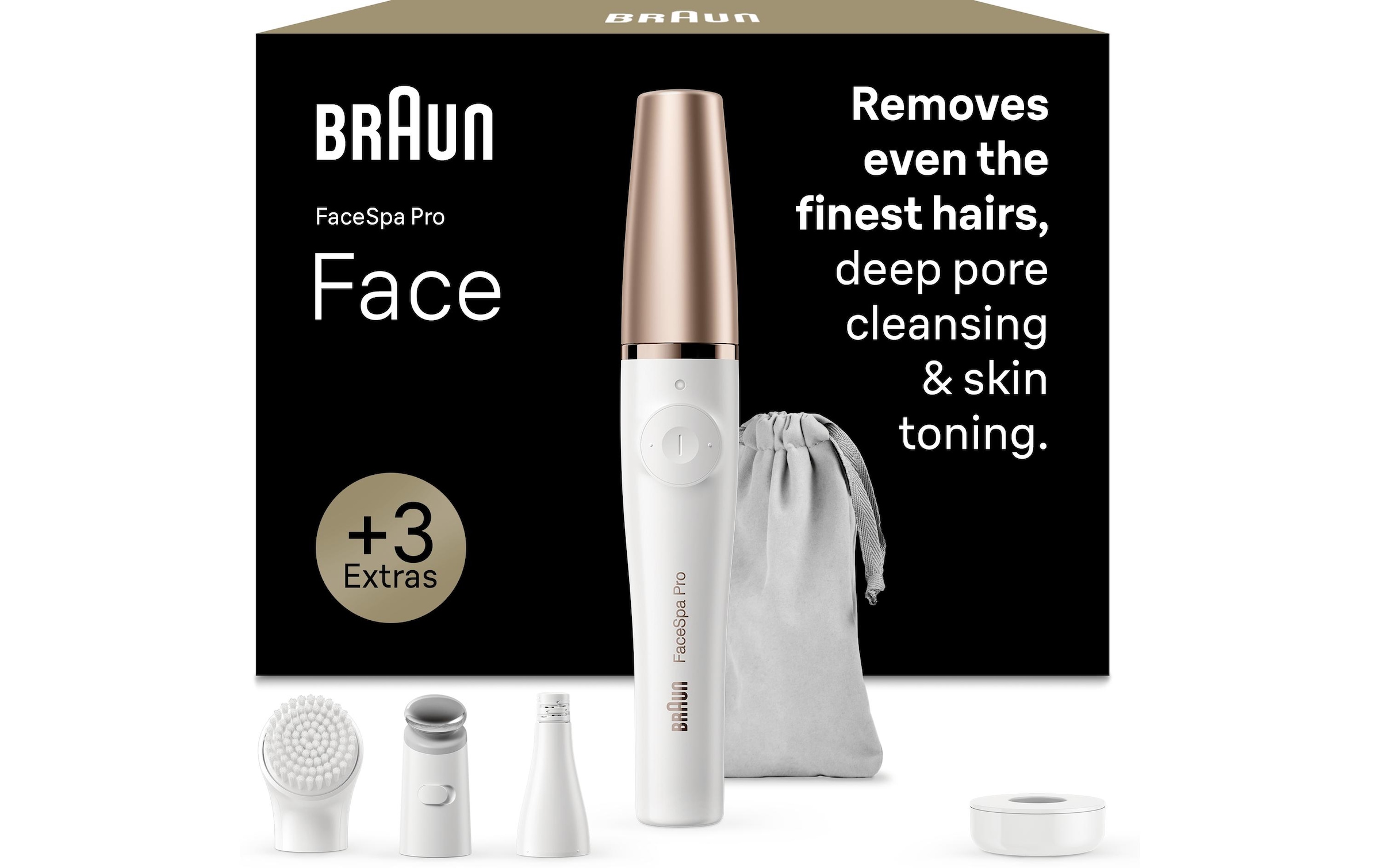 Braun Anti-Aging-Gerät »Gesichtsreiniger FaceSpa Pro SE 911«