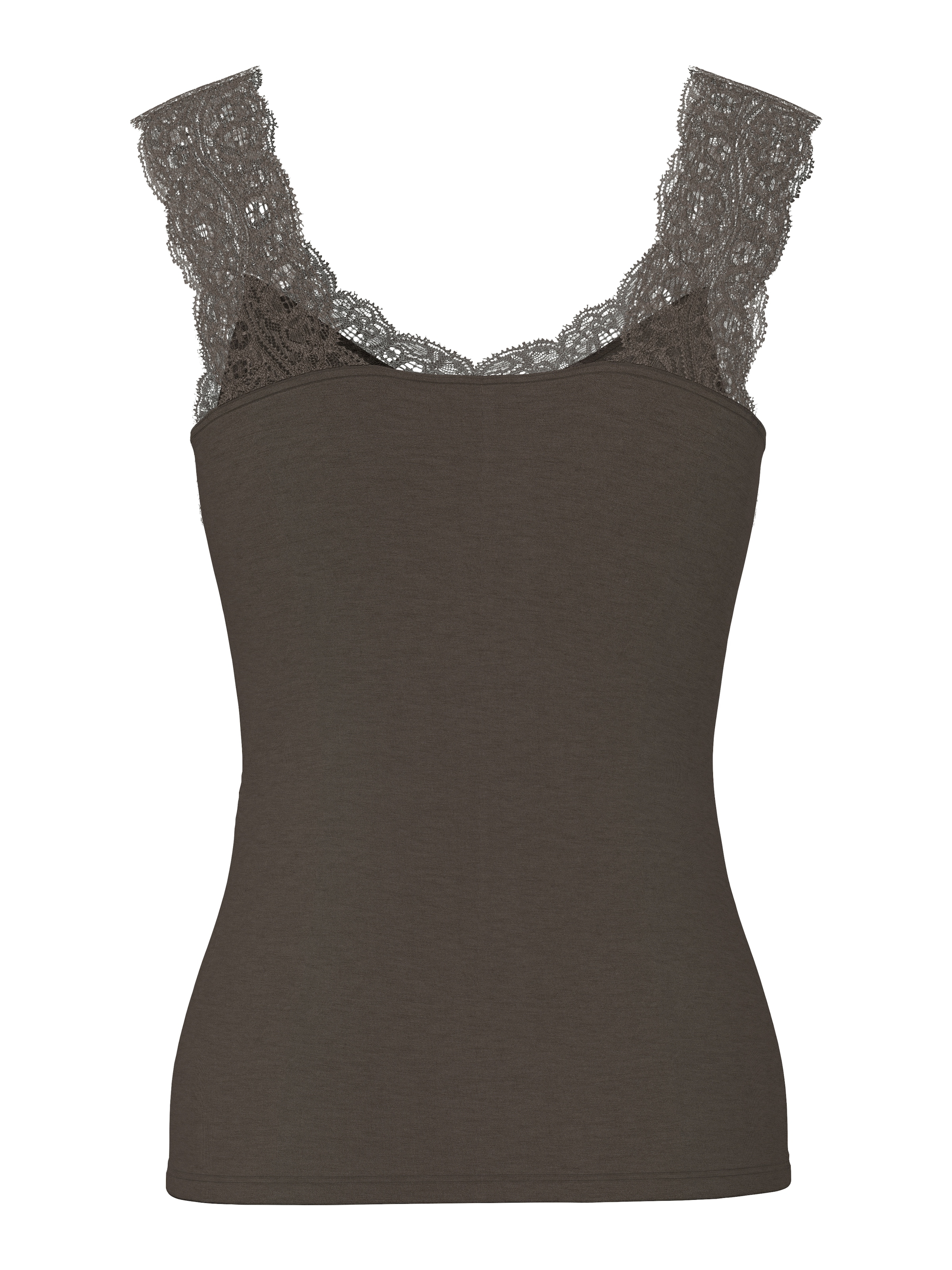 pieces Top en dentelle »PCBARBERA« Mélange de viscose, détails en dentelle