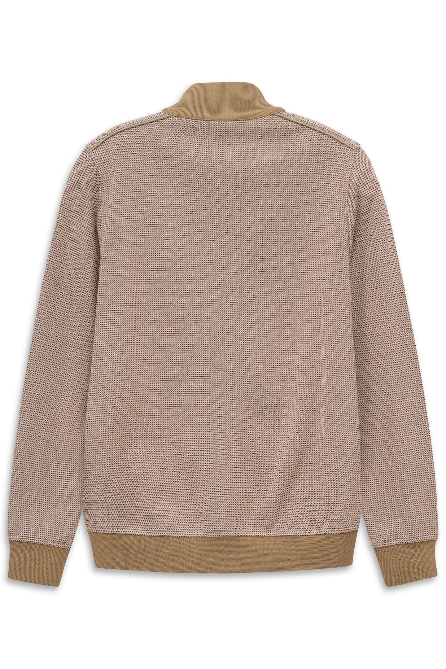 bugatti Veste sweat »Elegant« im Jaquard-Design Modern Fit