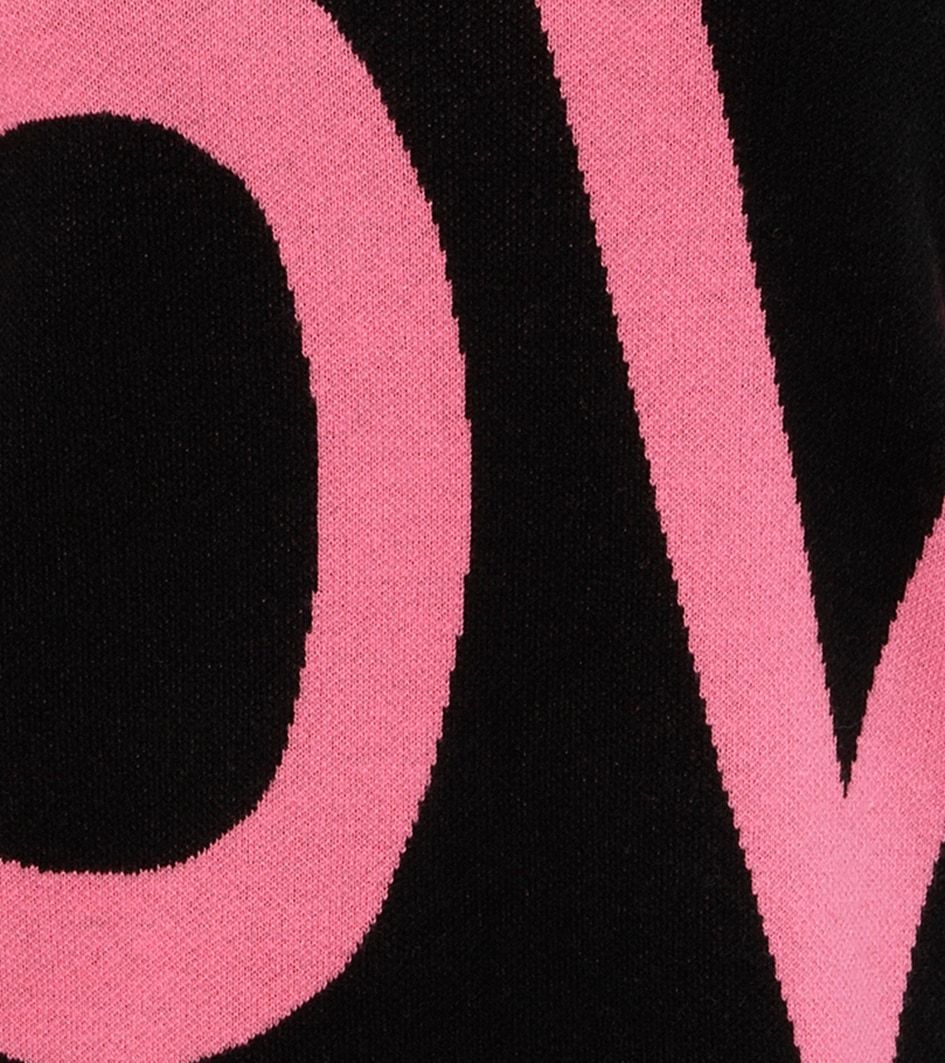 Aniston CASUAL Strickpullover, mit eingestricktem LOVE-Schriftzug