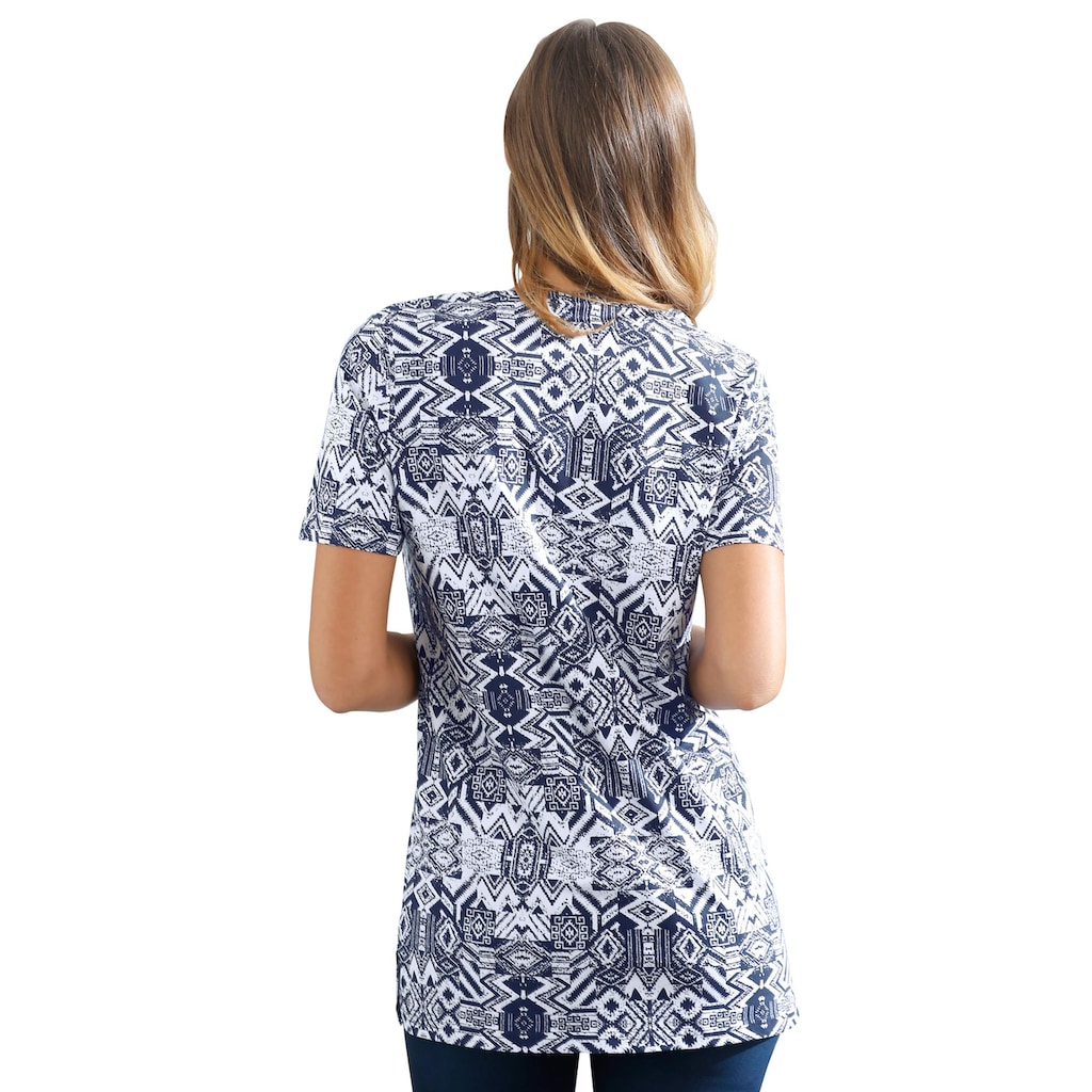 Classic Basics Print-Shirt »Longshirt«, (1 tlg.)