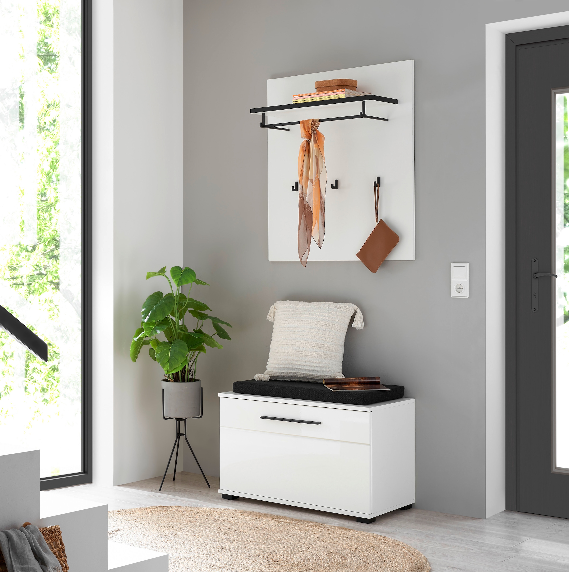 Home affaire Garderoben-Set »Cantara, moderne Garderobe, Komplettset mit viel Stauraum« Komplett-Set, 2 Stk. tlg.