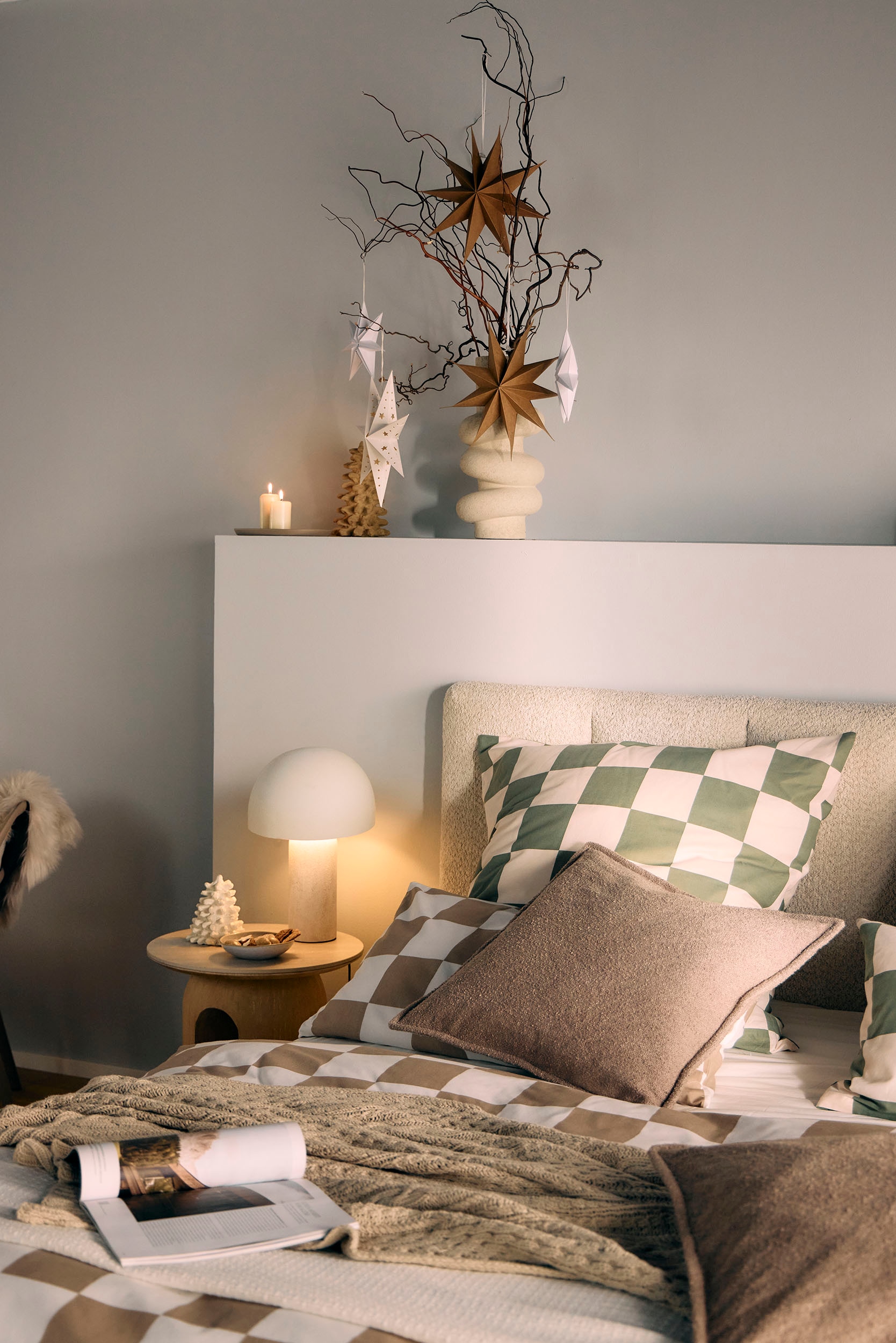 homsy by Ana Johnson Vase de table »Floriva, 40x18,5cm, strukturierte, matte Oberfläche« hochwertige Keramik aus einer traditionellen Manufaktur,Made in Europe