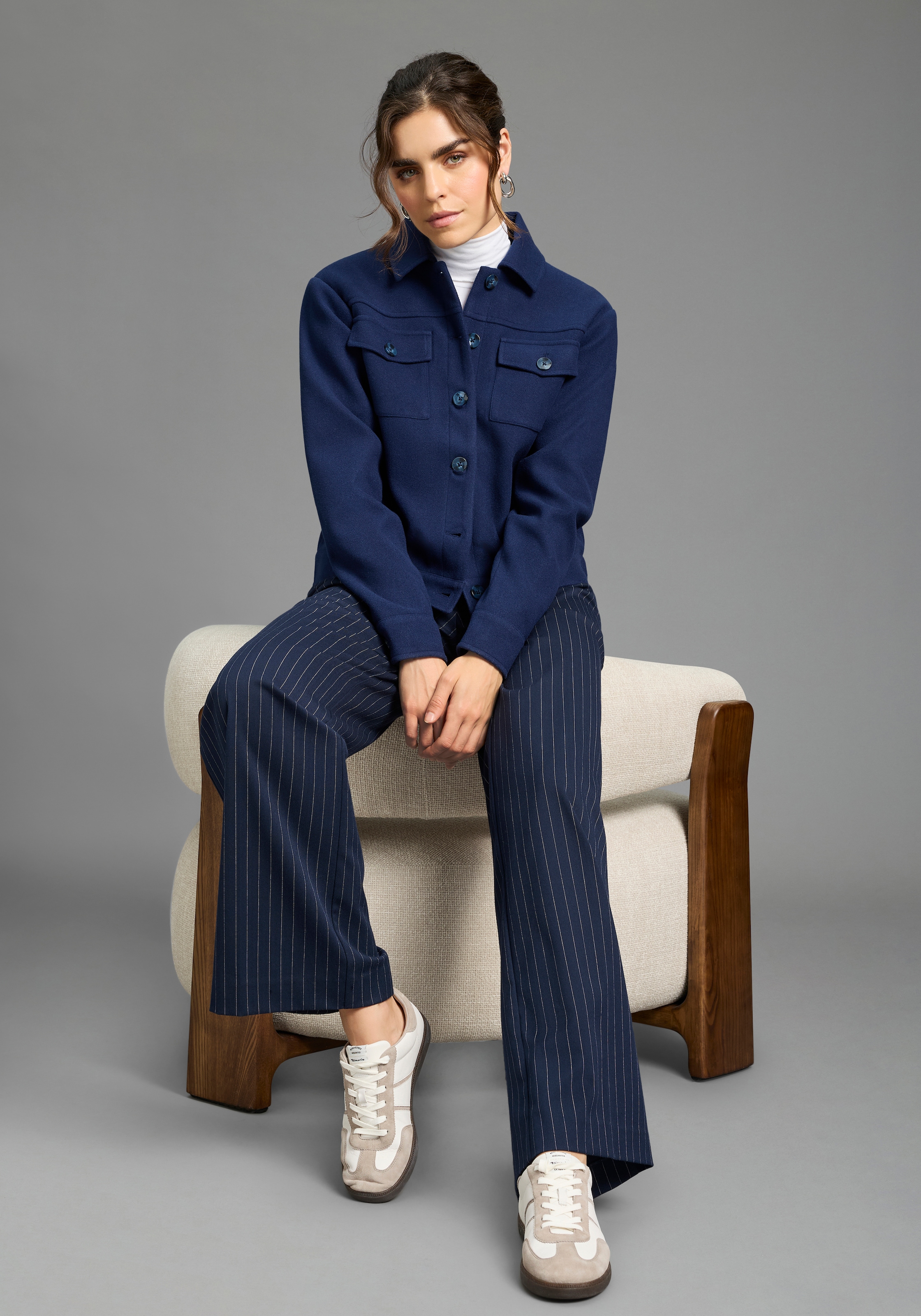 Laura Scott Veste courte in Wolloptik, Übergangsjacke