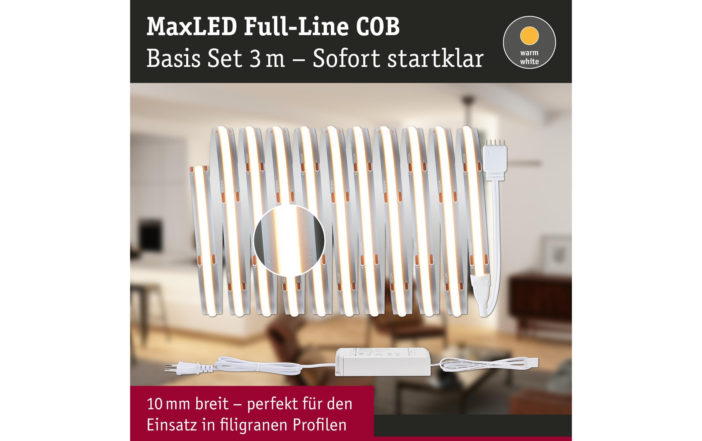 Paulmann Plafonnier LED »MaxLED 500 Basi« 1 cuis