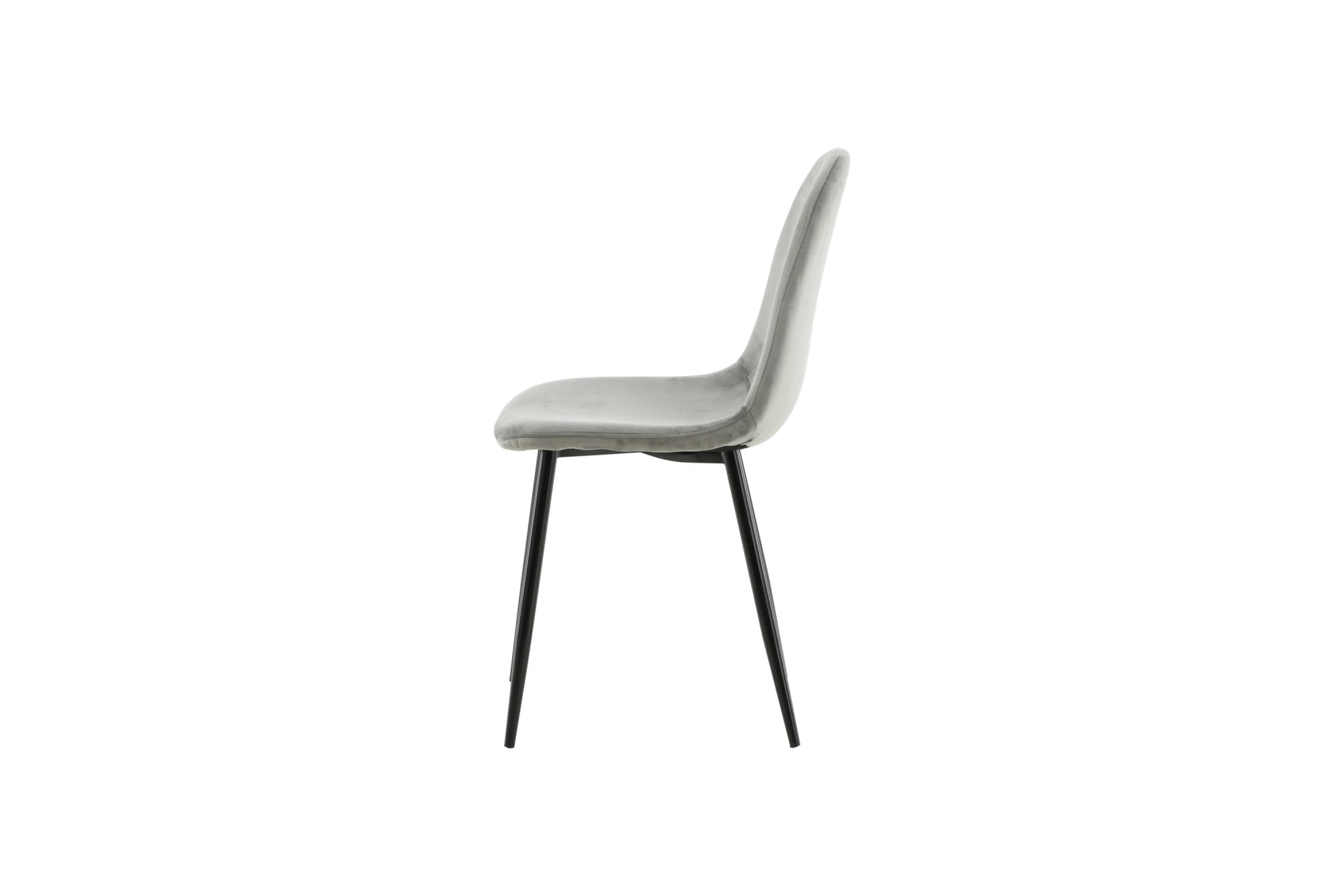Venture Home Esszimmerstuhl »Polar, 2er-Set Esszimmerstühle in Beige-Samt, 150 kg belastbar« () 2 Stk.Polsterstuhl, Samt-Bezug, Metallbeine, abgerundet, modern