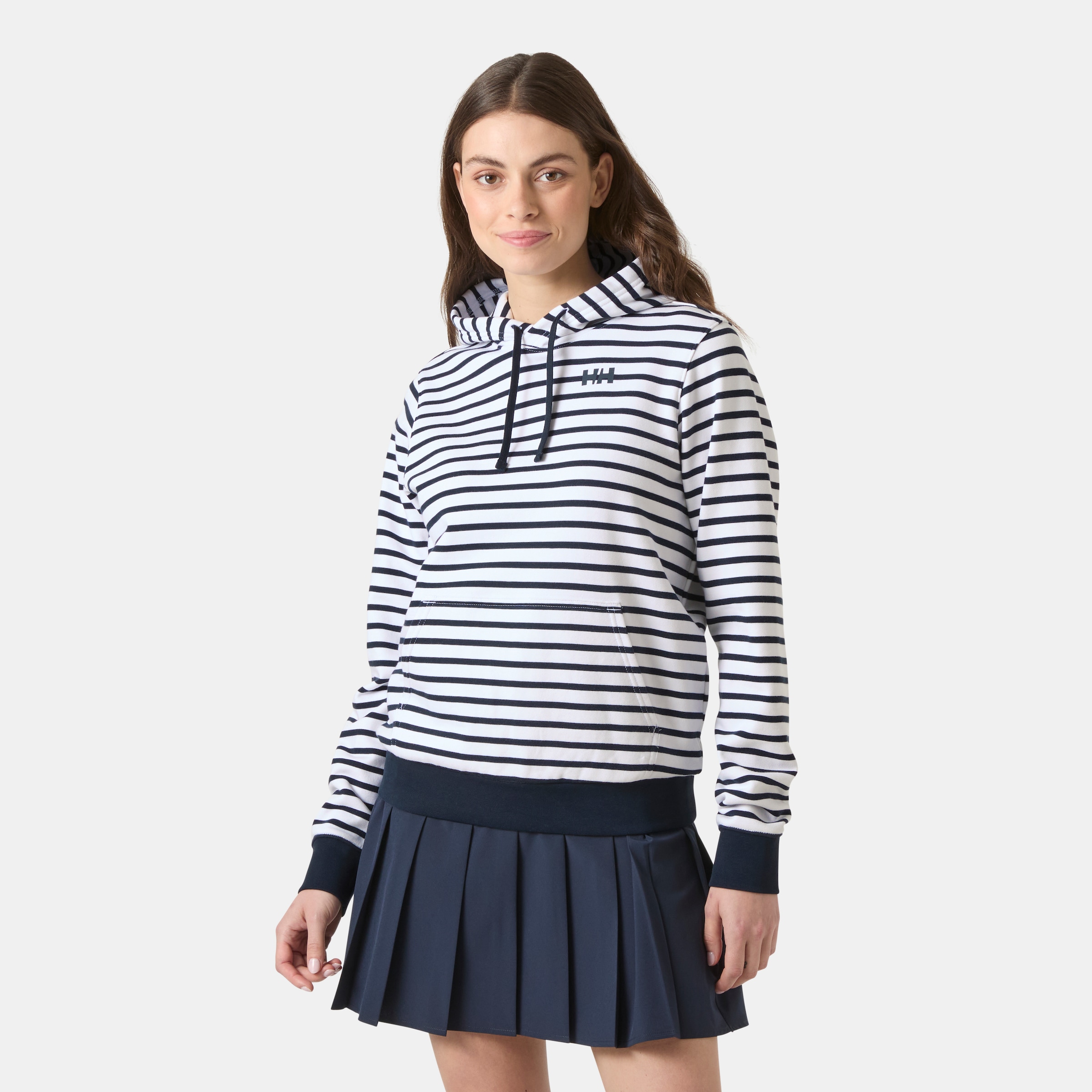 Image of Helly Hansen Kapuzensweatshirt "W CORE GRAPHIC HOODIE", mit Kapuze, aus Baumwolle, in den Grössen XS bis XL