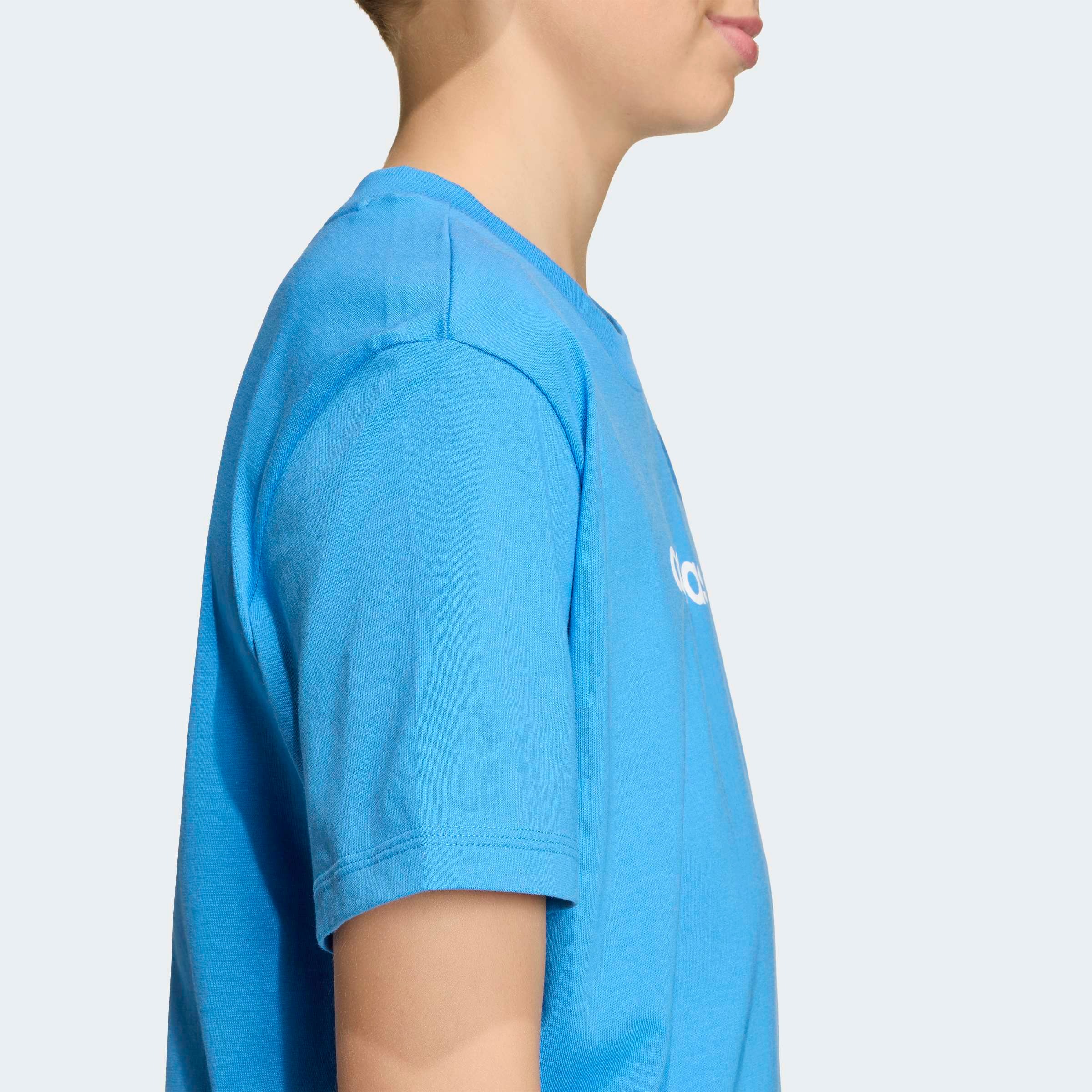 adidas Sportswear T-shirt »ESSENTIALS KIDS« Pour enfants, col rond, sans fermeture, en coton