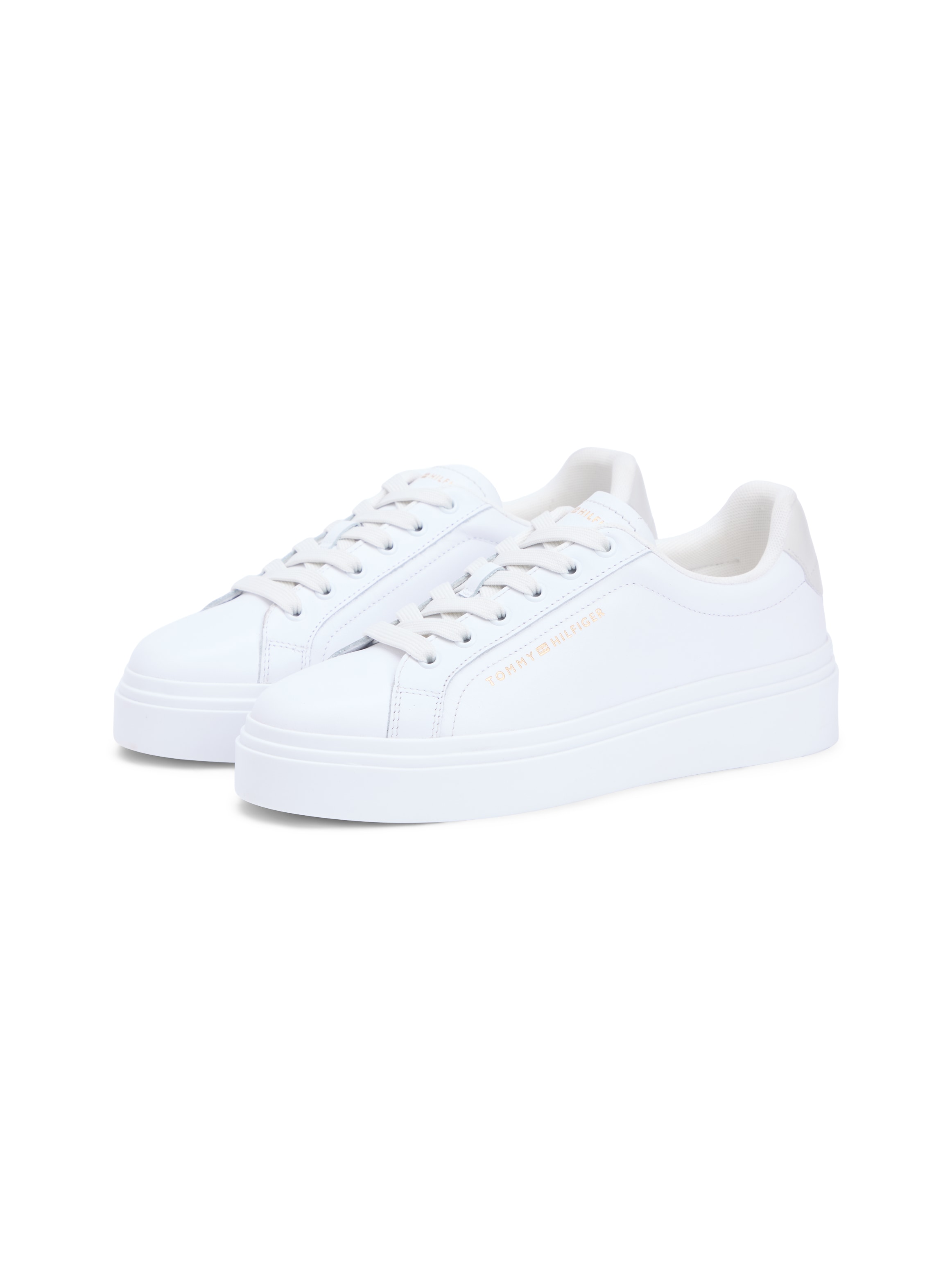 Image of Tommy Hilfiger Plateausneaker "TH CHIC CUPSOLE PLATFORM" Freizeitschuh, Halbschuh, Schnürschuh mit Ziernähten