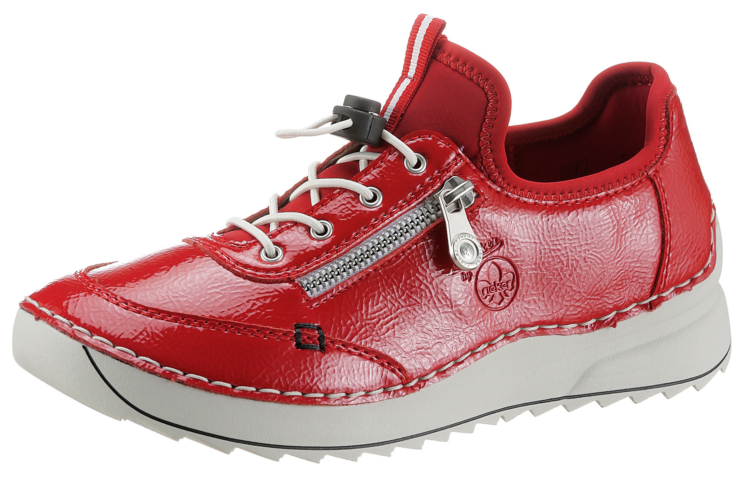 Image of Rieker Slip-On Sneaker, in glänzender Optik bei Ackermann Versand Schweiz