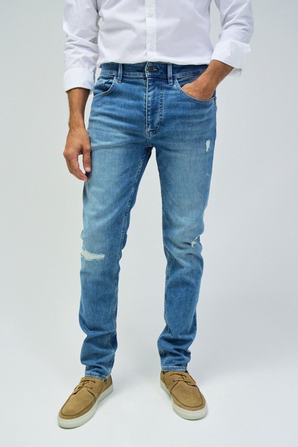 Salsa Slim-fit-Jeans »Salsa Jeans Jeans Slim S-Active Destroyed«