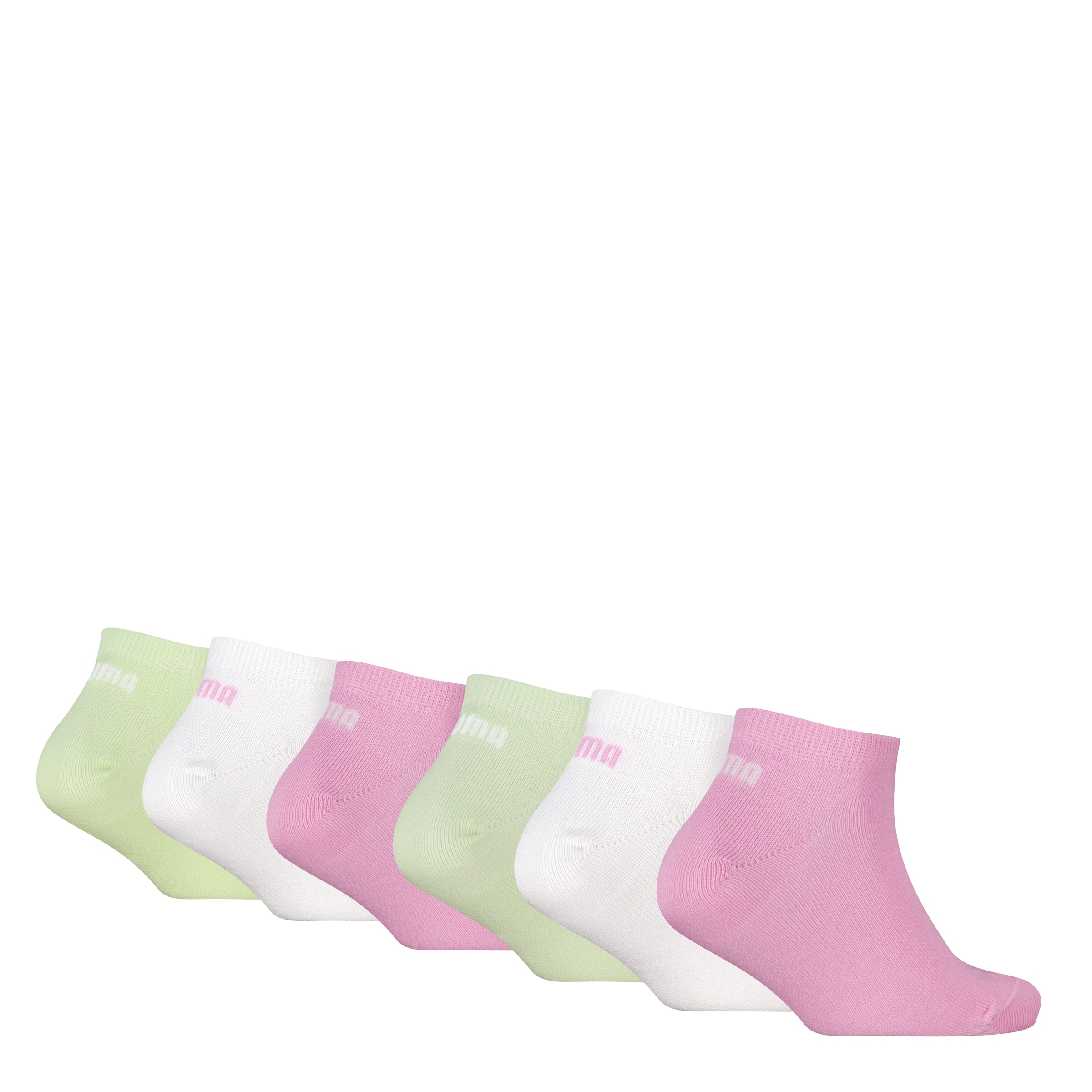 PUMA Chaussettes de baskets »PUMA KIDS PLAIN SNEAKER 6P ECOM« 6 Paar,  mit verstärktem Zehenbereich
