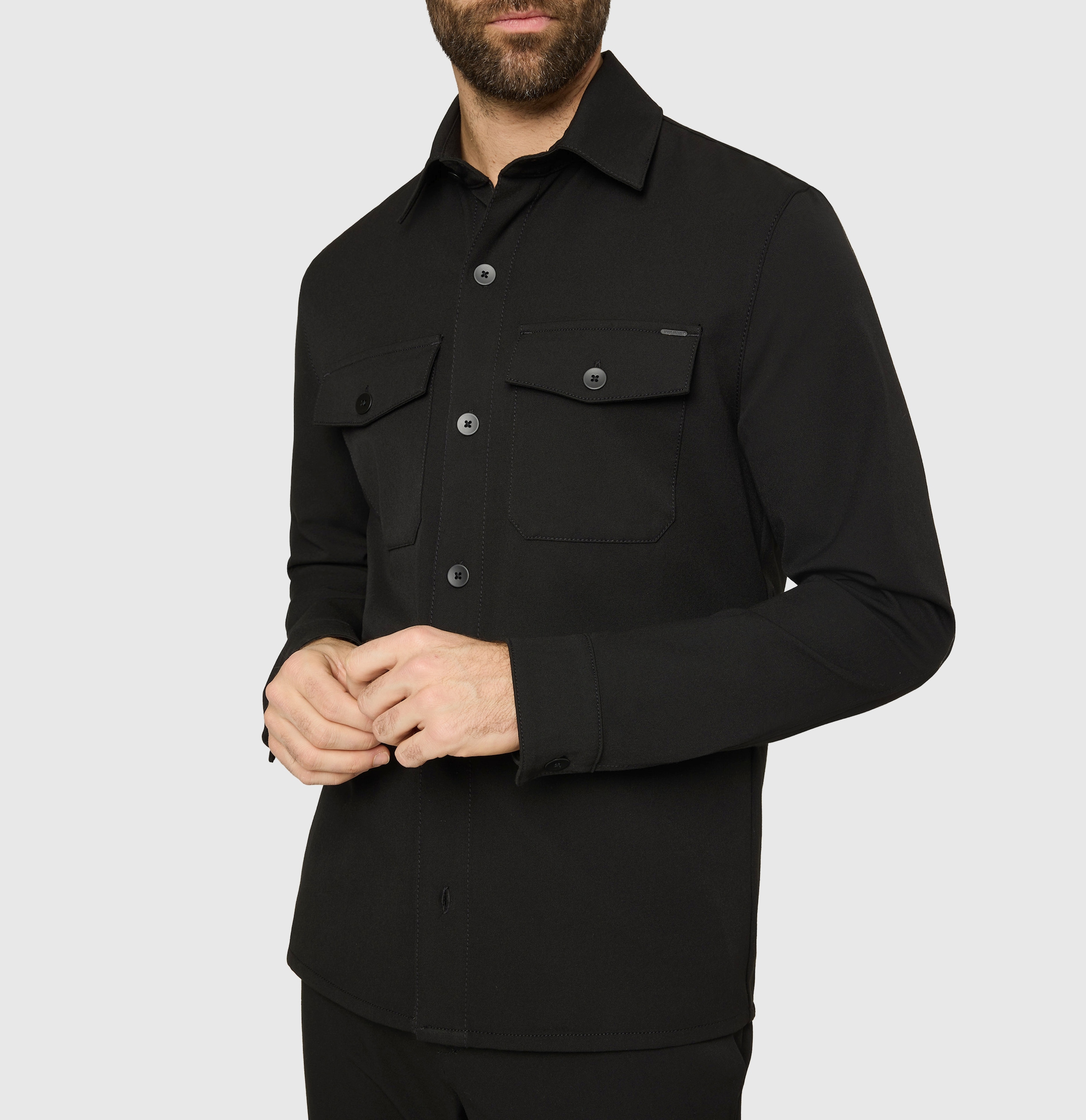 MAC Chemise d'extérieur »Overshirt« Over-Size- Look