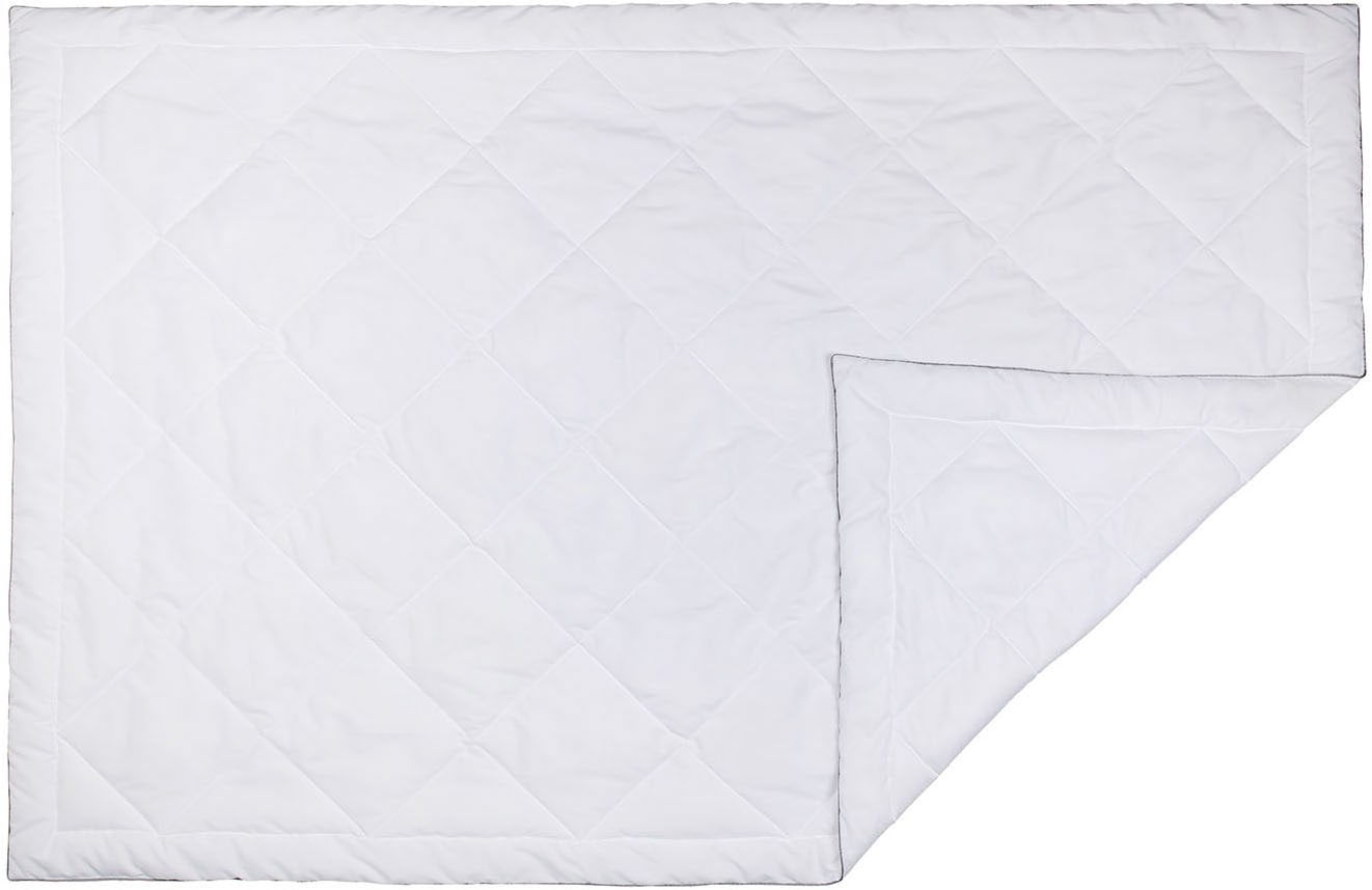 Image of Gözze Microfaserbettdecke "Silberkante Bettdecke 135x200 & 155x220 cm" extraleicht Füllung Polyester Bezug Polyester 1 Stk. tlg. NEUHEIT-in einer silbernen Paspel eingefasste, einzigartige Klimaband