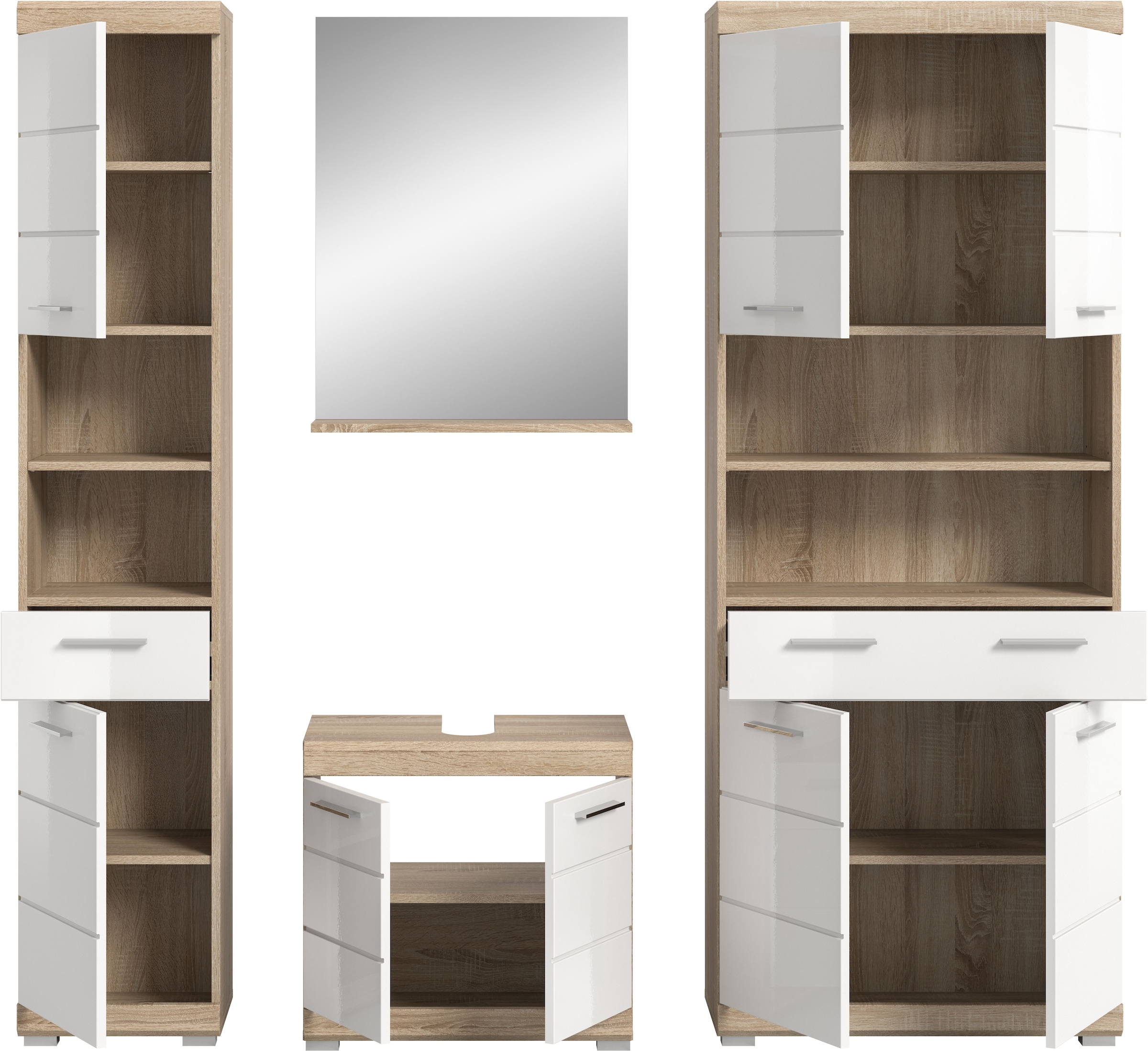 INOSIGN Badmöbel-Set »Siena, 4 teilig, bestehend aus:« Set, TOPSELLER!, 4 Stk. tlg.