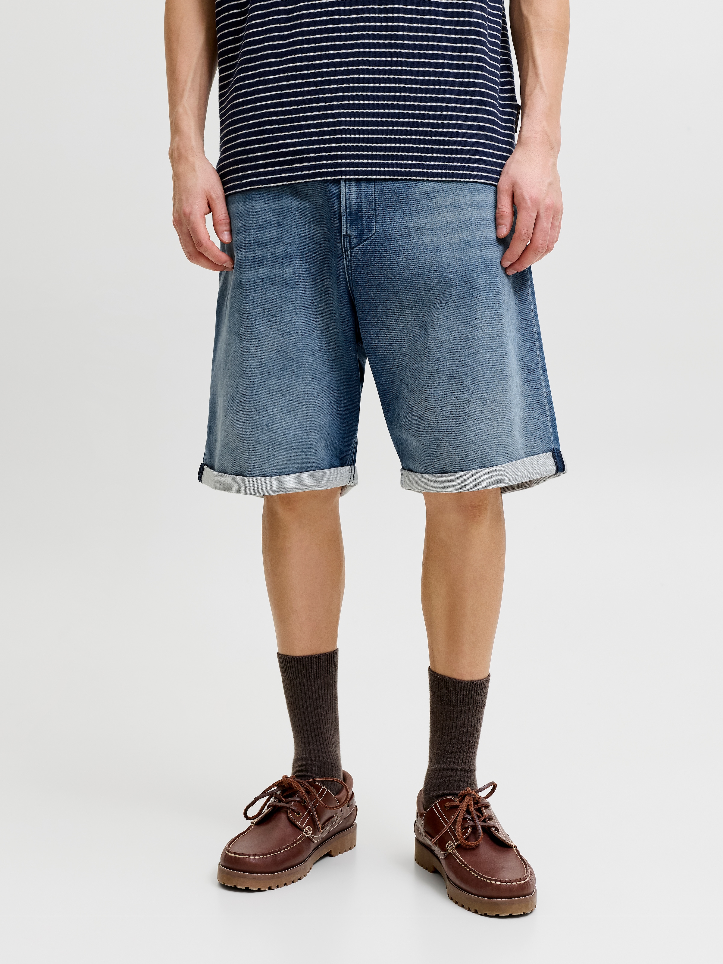 Image of Jack & Jones Jeansbermudas "JJITONY JJASHER I.K SHORTS GE 731 SN" Baumwollmischung