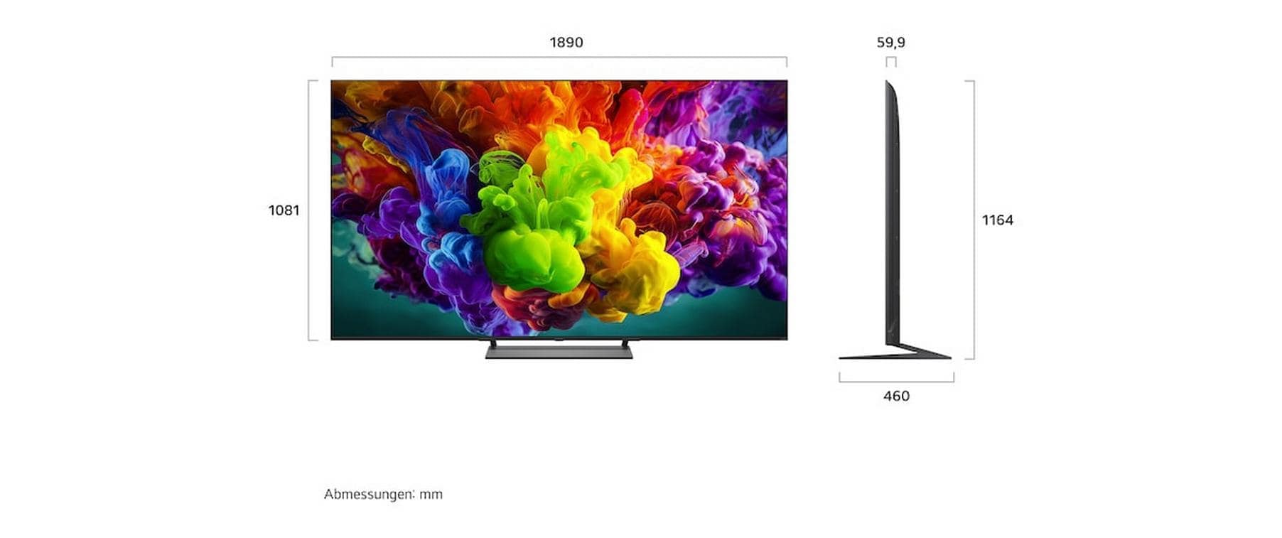 LG Téléviseur QNED »85QNED93B6A« 215 cm/85 ″