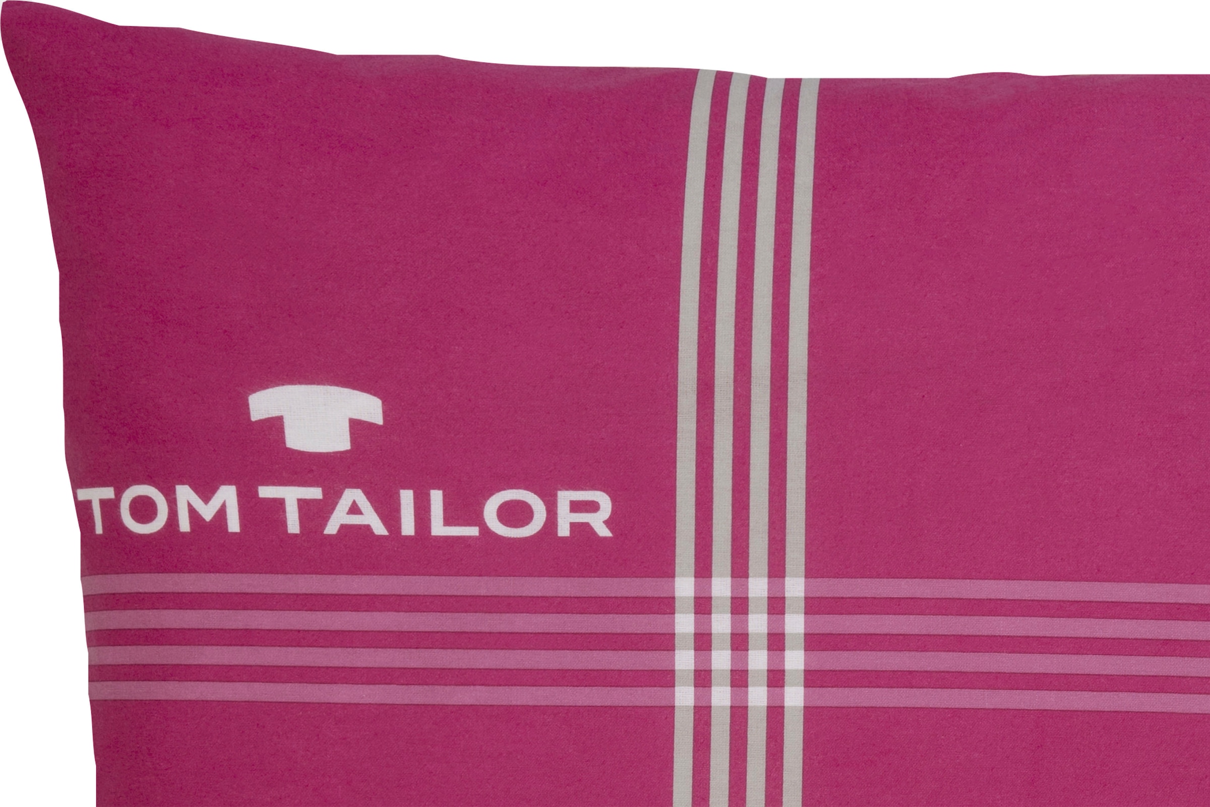 TOM TAILOR HOME Bettwäsche »Ole«, karierte Bettwäsche aus Baumwolle, mit Reissverschluss