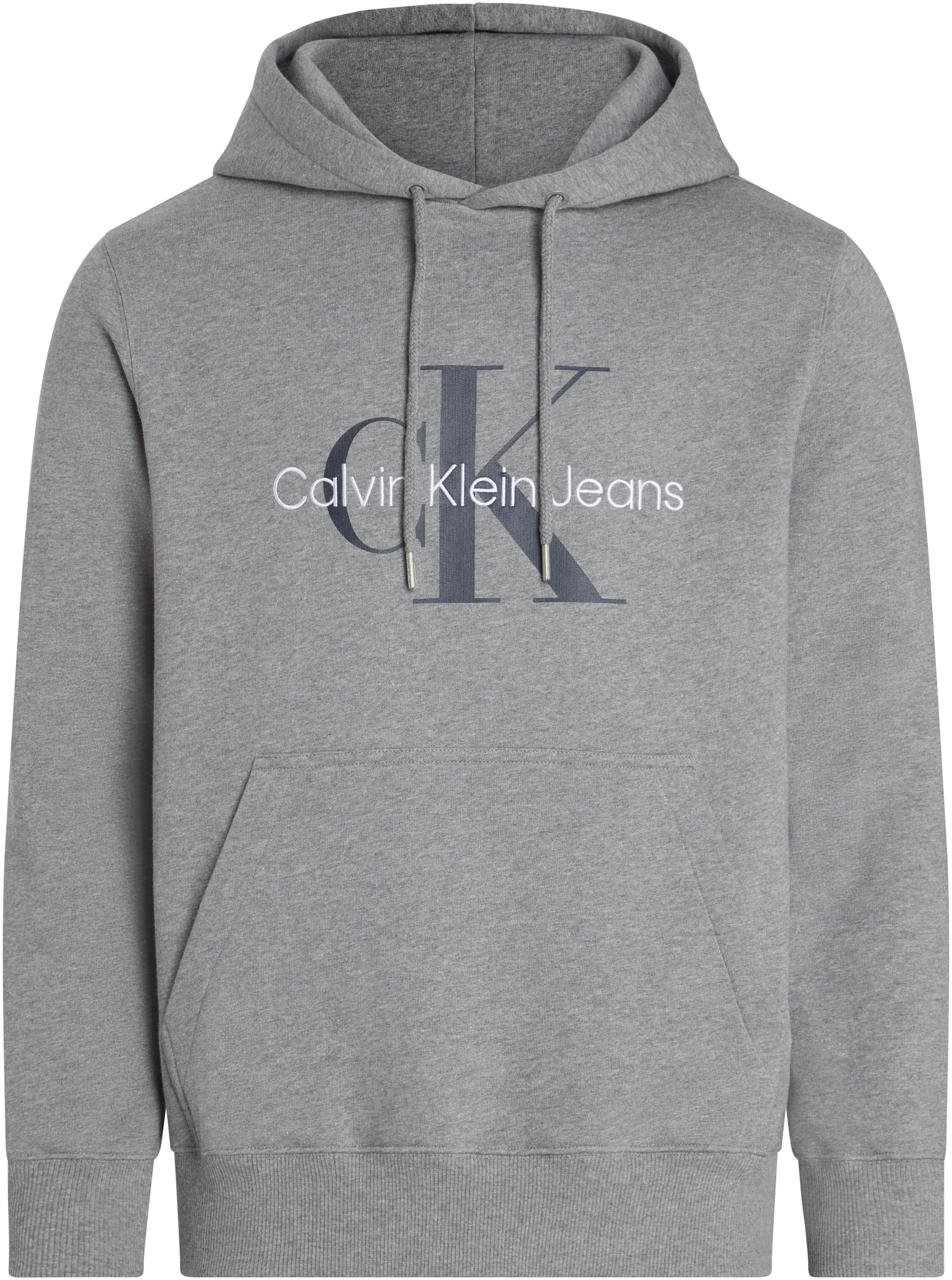 Calvin Klein Jeans Kapuzensweatshirt »SEASONAL MONOLOGO REGULAR HOODIE«, mit Logodruck und Stickerei