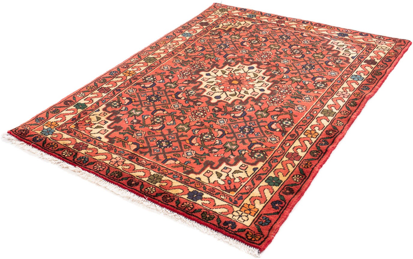Image of morgenland Orientteppich »Perser - Nomadic - 160 x 112 cm - rot«, rechteckig, 10 mm Höhe, Wohnzimmer, Handgeknüpft, Einzelstück mit Zertifikat bei Ackermann Versand Schweiz